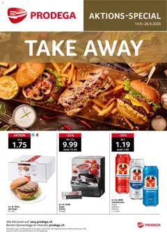 Prodega Aktionen Take Away ab 14.09.2026 gültig