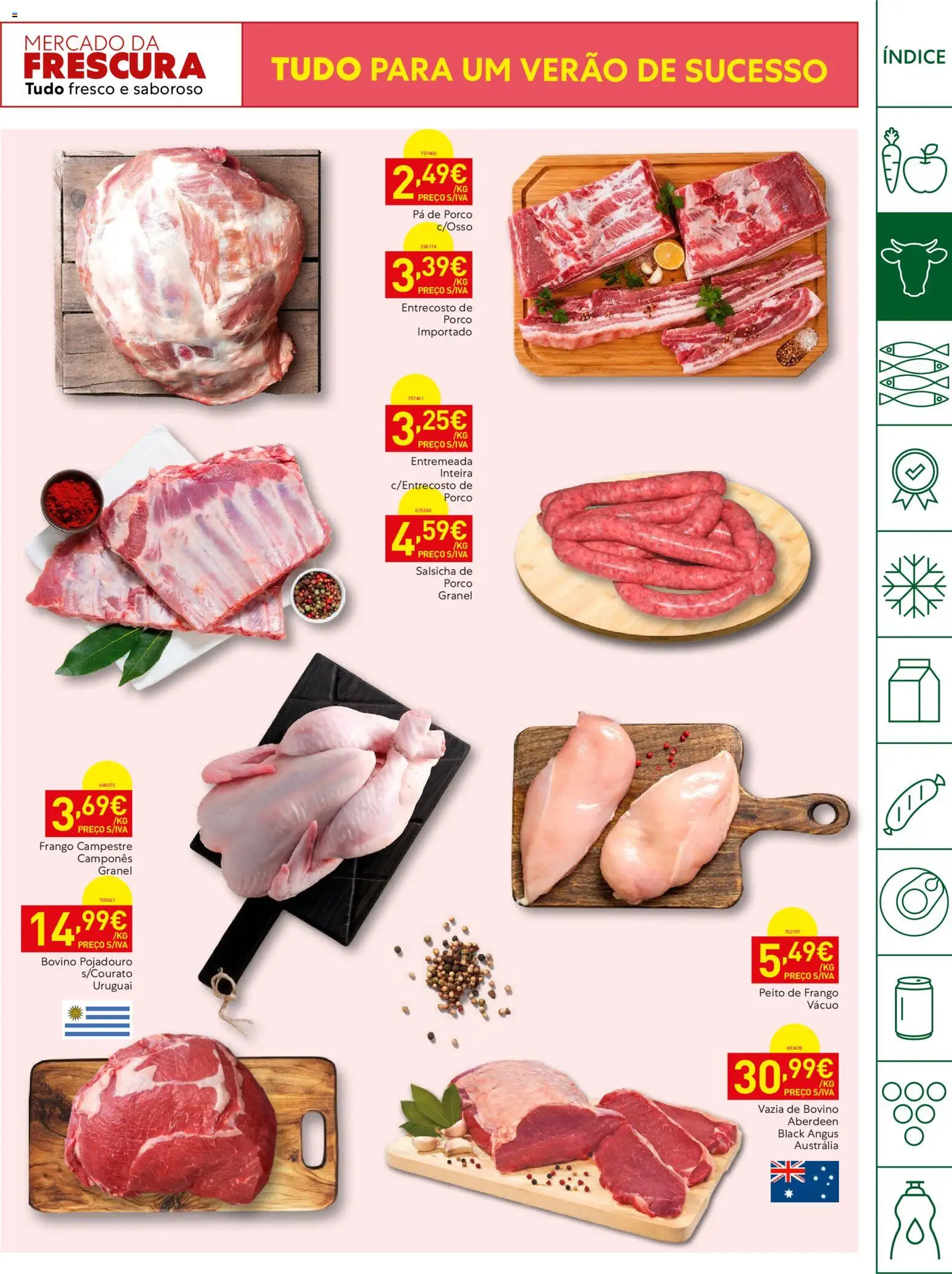 Recheio Horeca │ válido de 04/08/2026 | Página: 7 | Produtos: Peito de frango, Frango, Salsicha, Pá