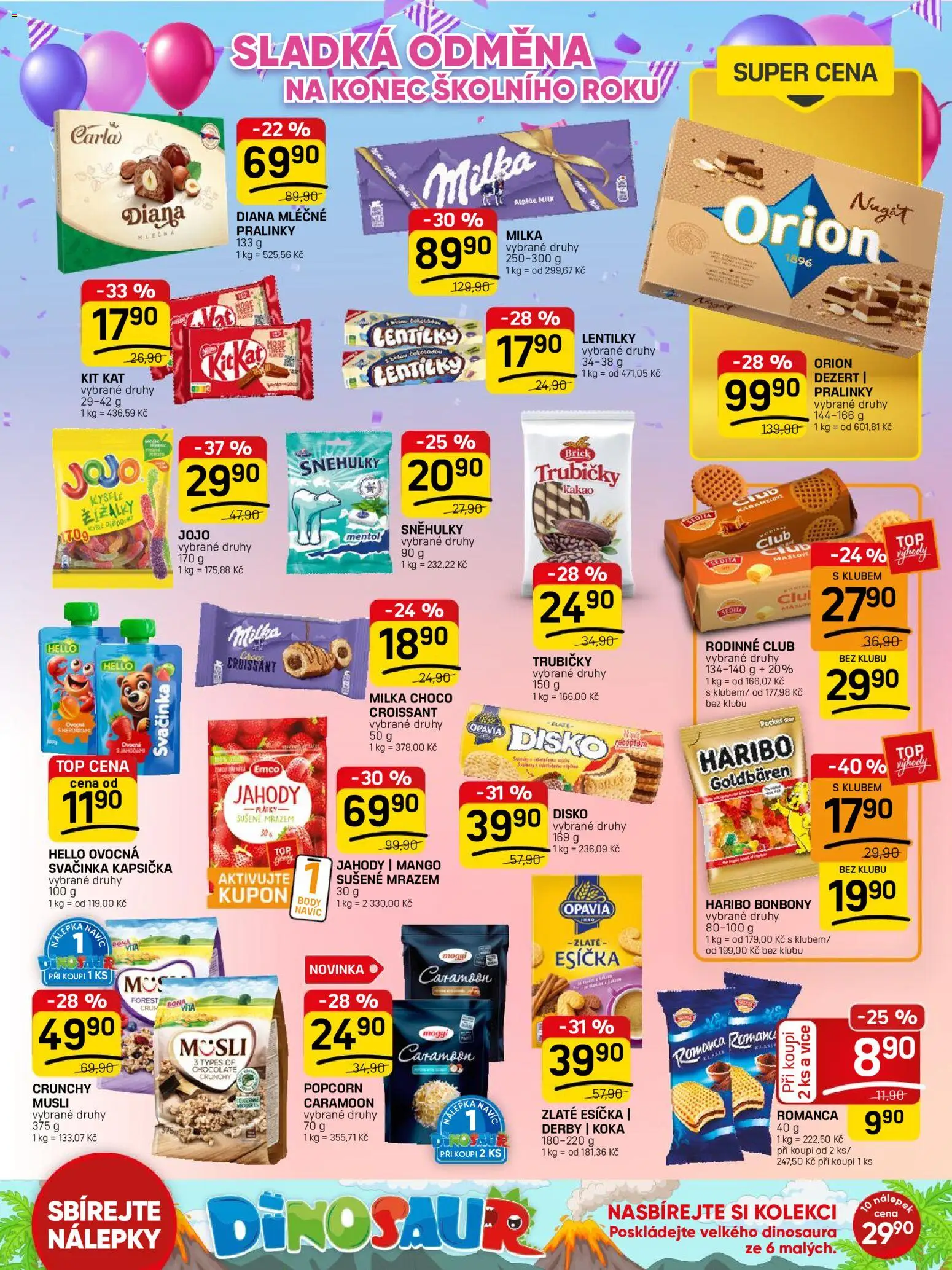 Flop leták - FlopTop od 24.06.2026 | Strana: 9 | Produkty: Jojo, Milka, Nálepky, Popcorn