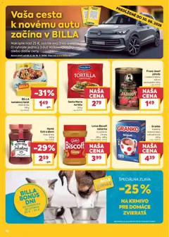 Billa leták platný od 24.06.2026 | Strana: 18 | Produkty: Tortilla, Jahody, Šalát, Granko