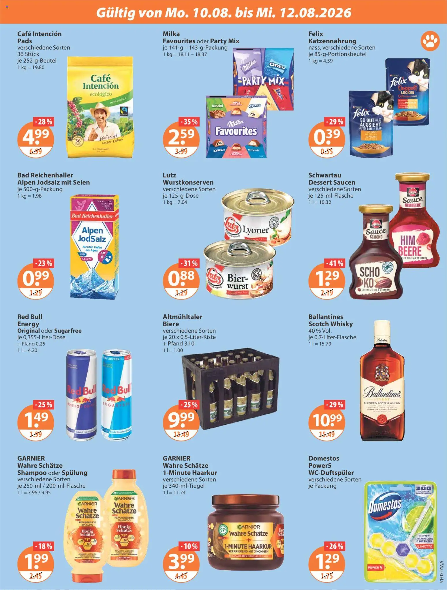 V-Markt Angebote – gültig ab 06.08.2026 | Seite: 21 | Produkte: Bier, Zucker, Fleisch, Eis