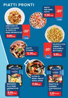 Anteprima del volantino Sapore di mare volantino valido a partire dal 01/10/2026 | Pagina: 3 | Prodotti: Erbe, Fragole, Gamberi, Zucchine