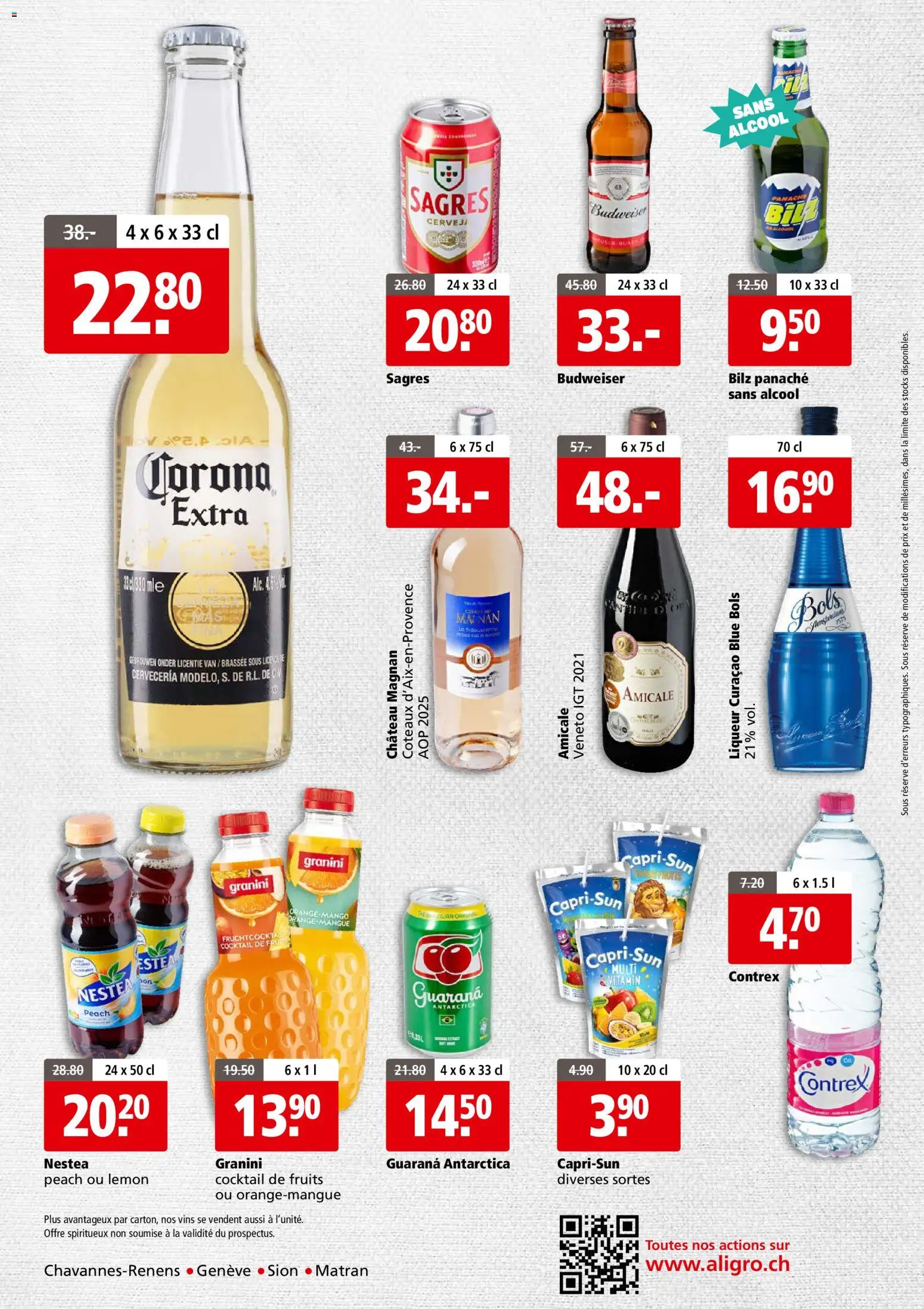 Aligro aktionen Business Chavannes, Matran, Genève, Sion – gültig ab 10.08.2026 | Seite: 4 | Produkte: Mango