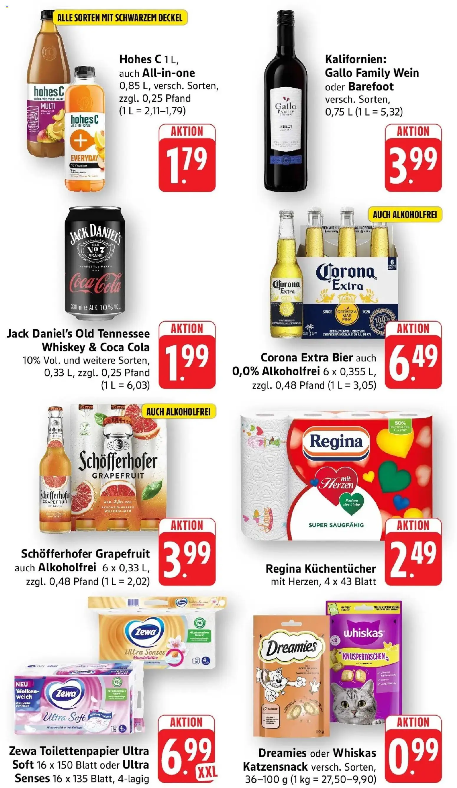 nah & gut Prospekt Birkendorf – gültig ab 03.08.2026 | Seite: 8 | Produkte: Mixer, Zewa, Wein, Toilettenpapier