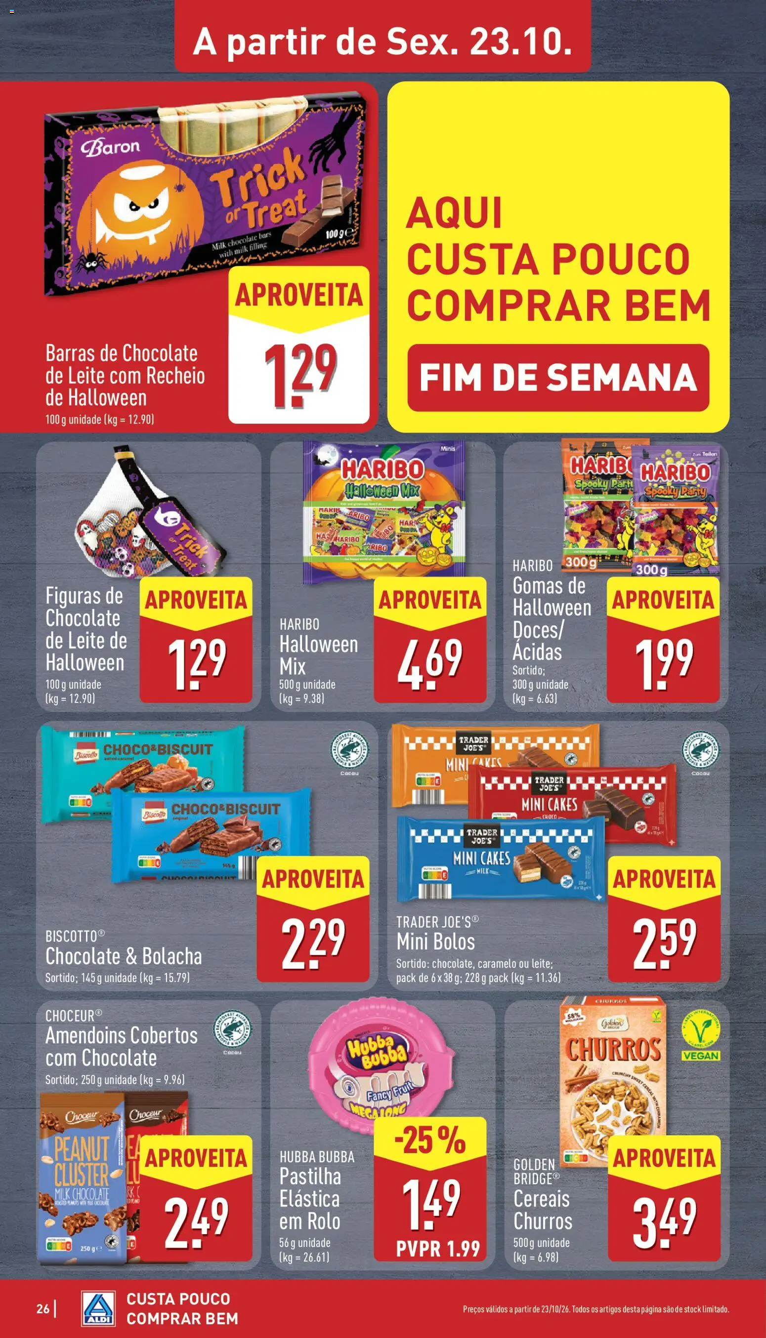 Aldi folheto │ válido de 24/10/2026 | Página: 26 | Produtos: Barra de chocolate, Leite, Chocolate, Cereais