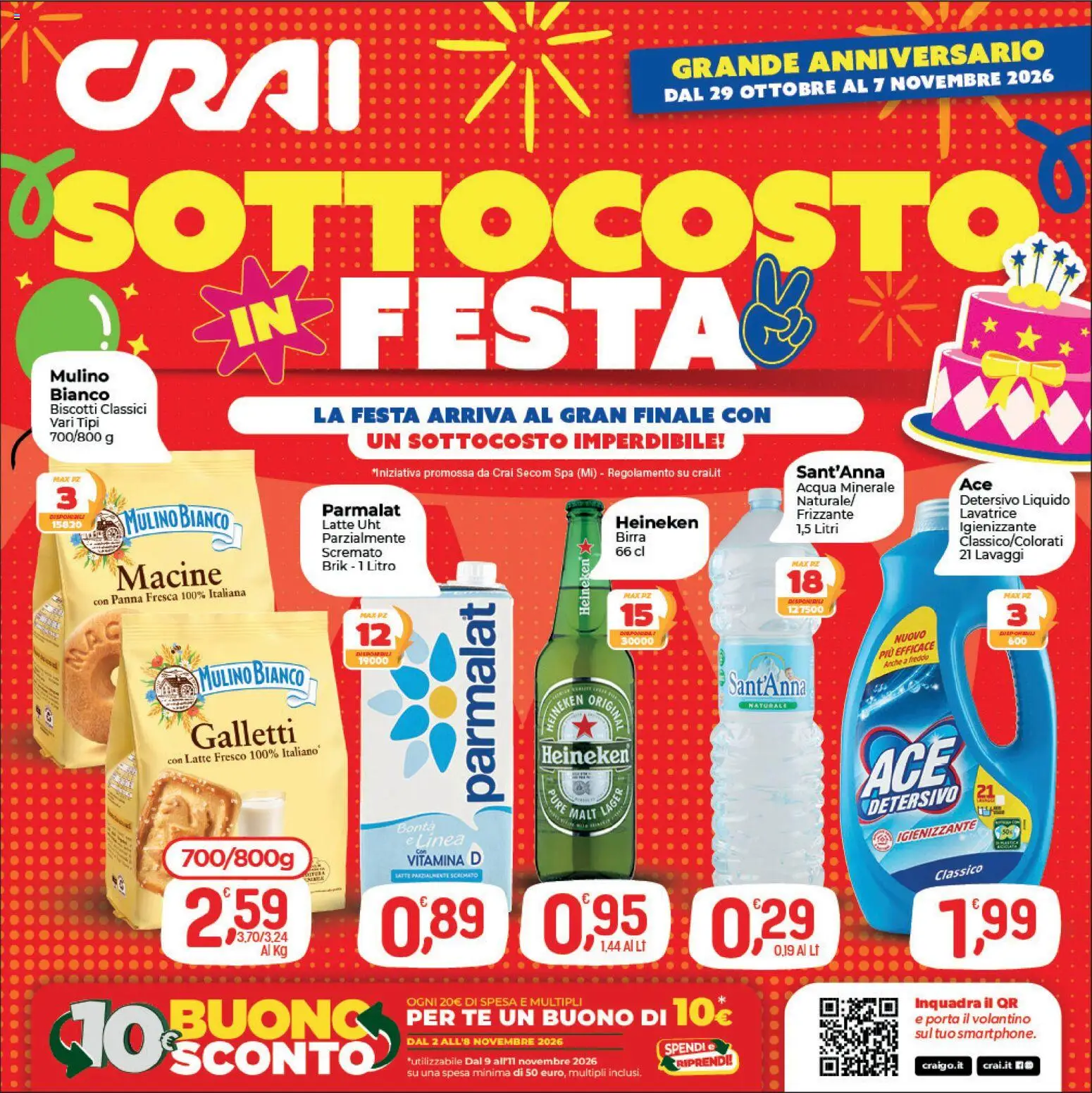 Volantino CRAI del 29/10/2026 | Pagina: 1