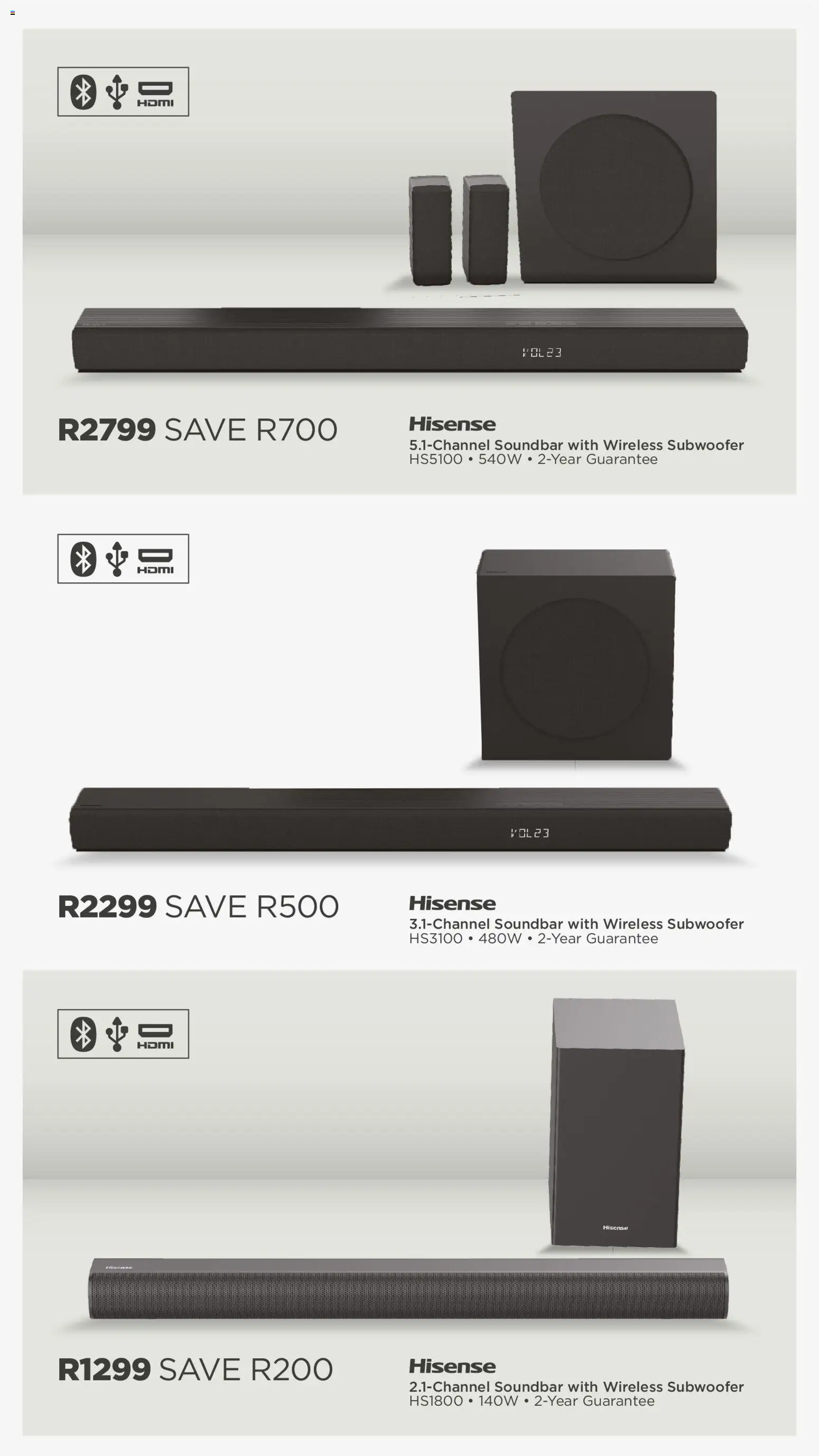 New House and Home catalogue – valid from 07/09/2026 | Page: 10 | Products: Soundbar, Subwoofer