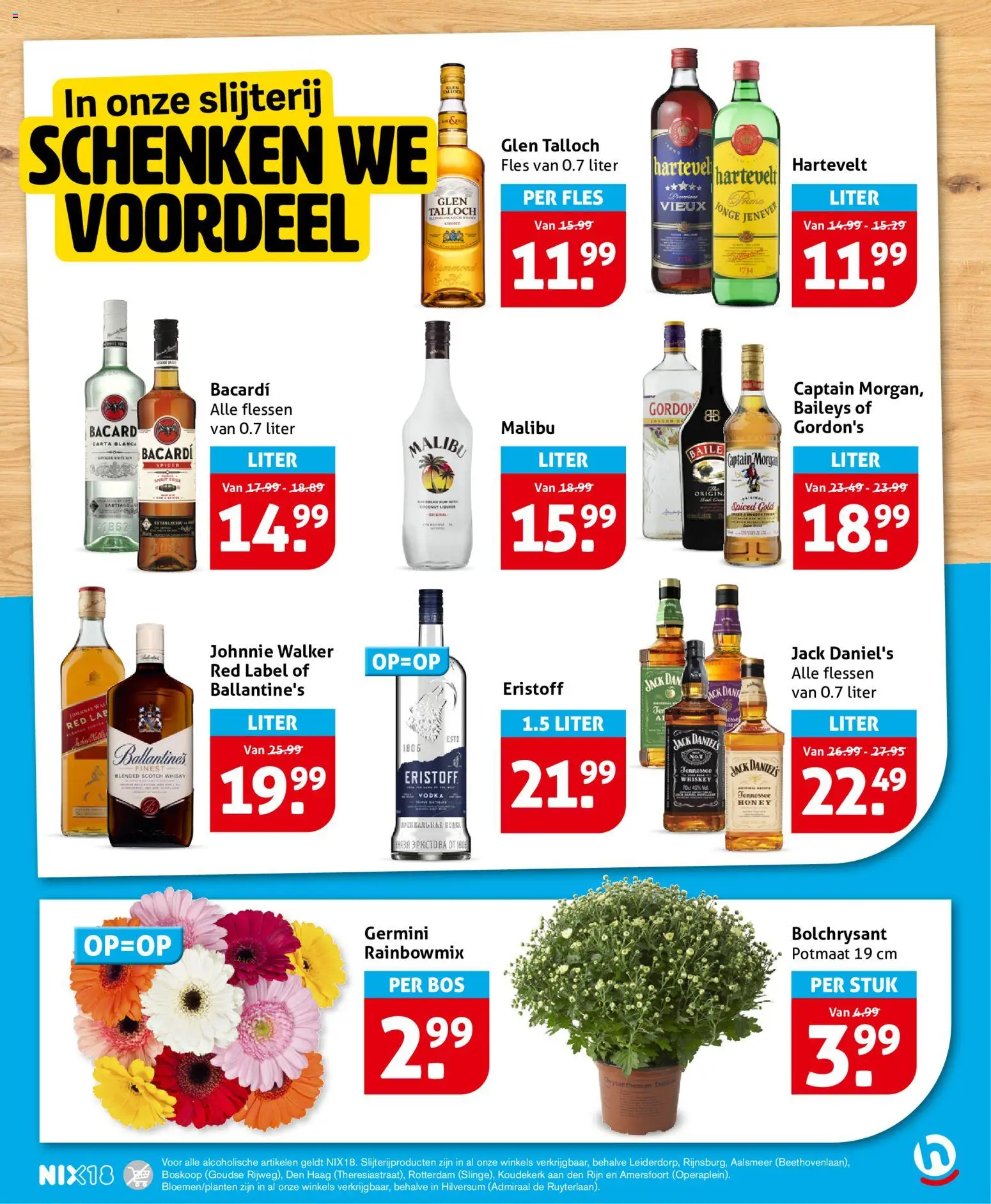 {H1} | Pagina: 25 | Producten: Fles, Captain Morgan, Ballantine’s, Jack Daniel’s