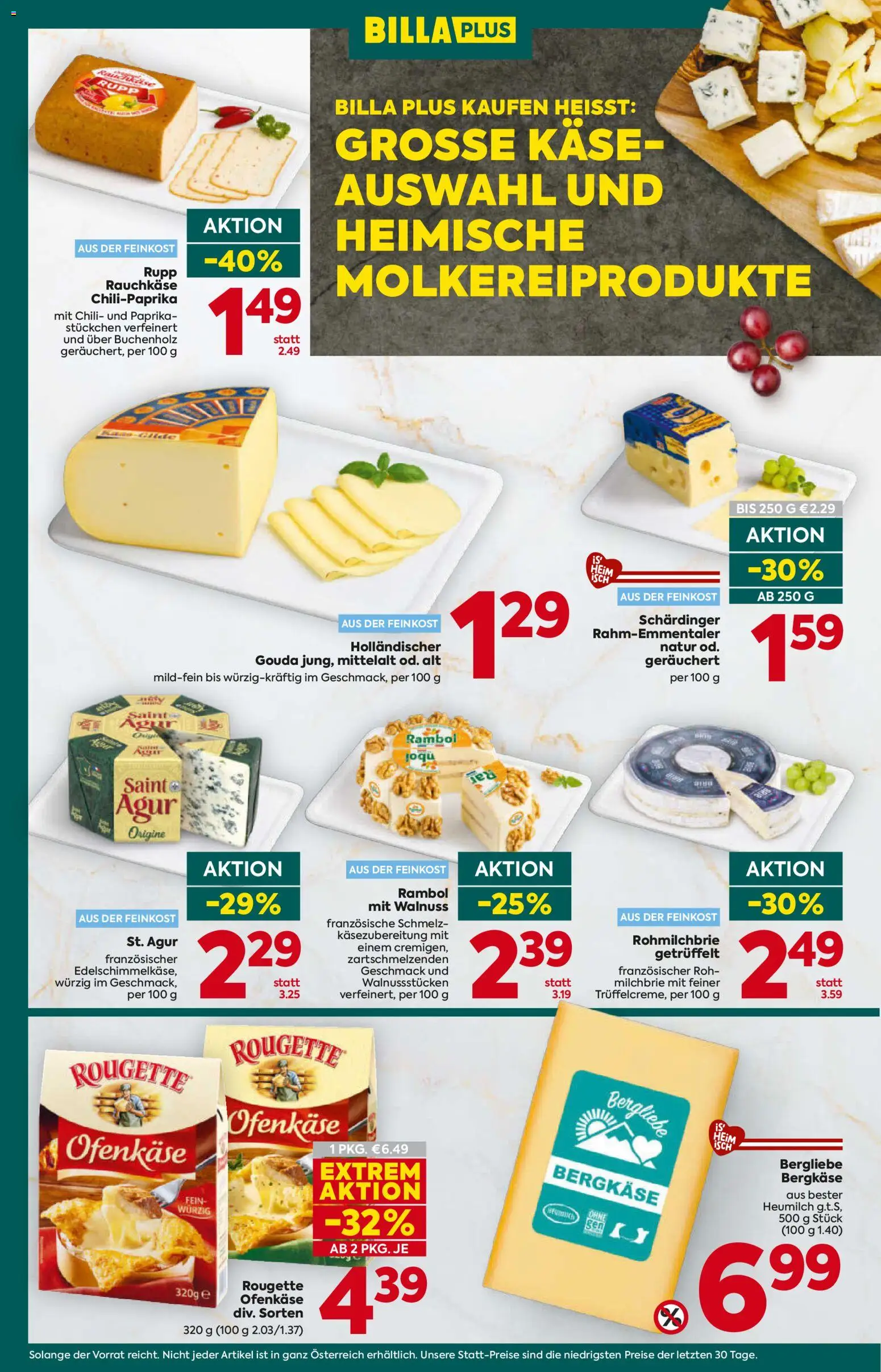 Billa Plus Flugblatt gültig ab 29.10.2026 | Seite: 10 | Produkte: Chili, Käse