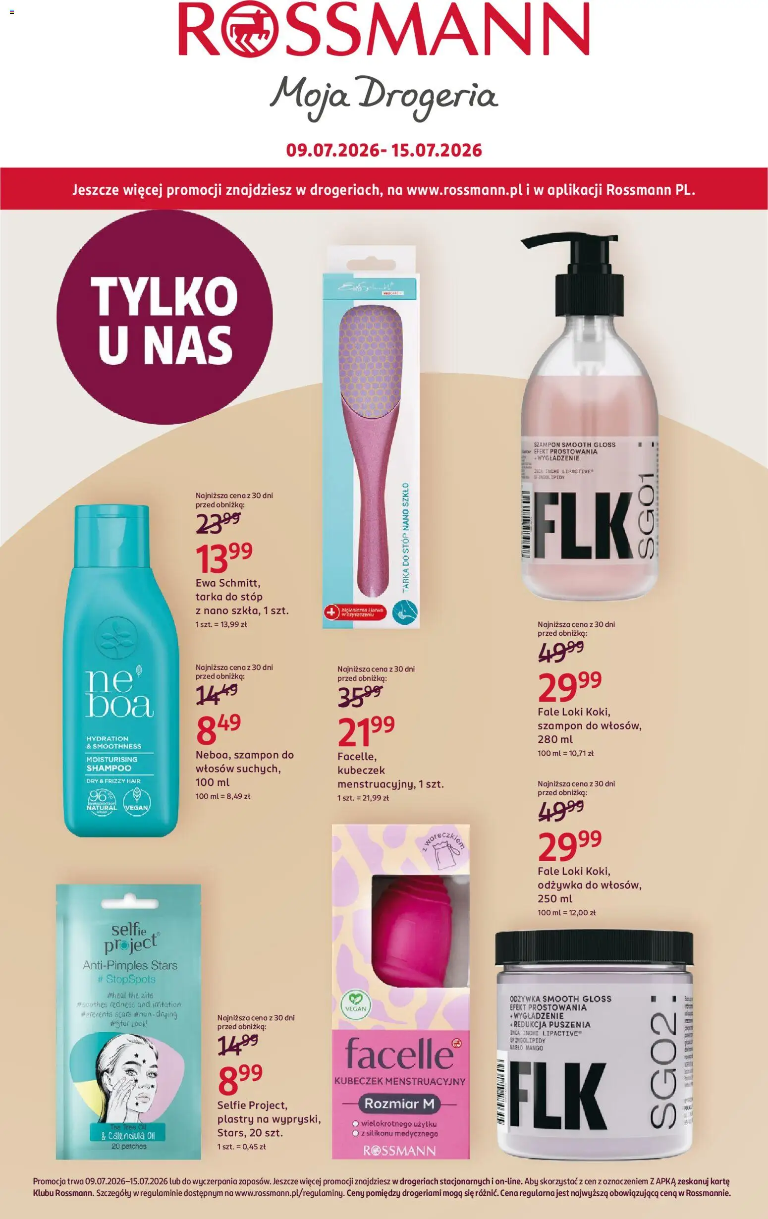 Rossmann gazetka od 09.07.2026 | Strona: 1 | Produkty: Mango, Drogeria, Szampon, Odżywka