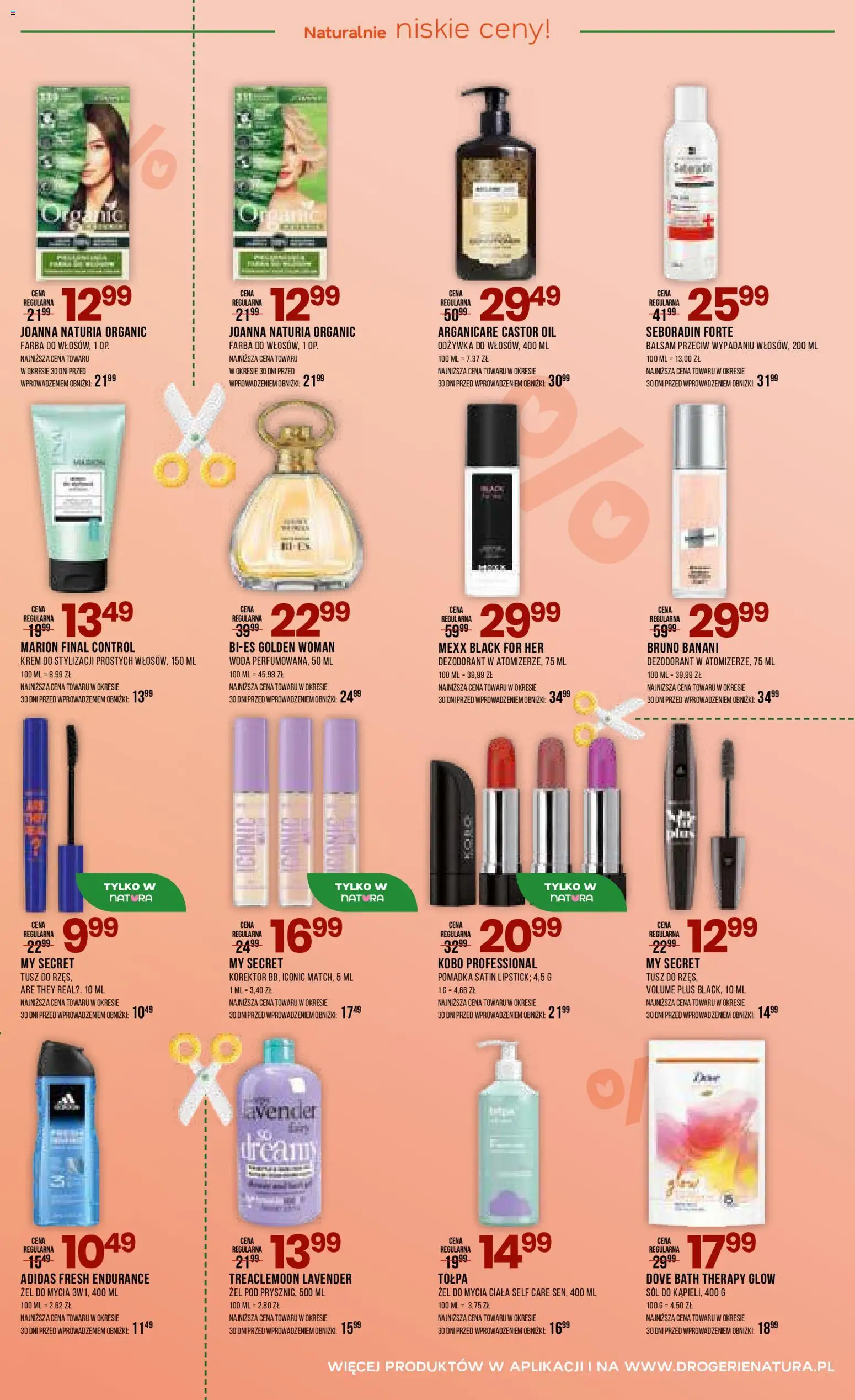 Drogerie Natura gazetka od 03.06.2026 | Strona: 9 | Produkty: Odżywka, Krem, Dezodorant, Woda
