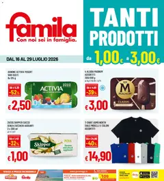 Anteprima del volantino Famila volantino valido a partire dal 16/07/2026