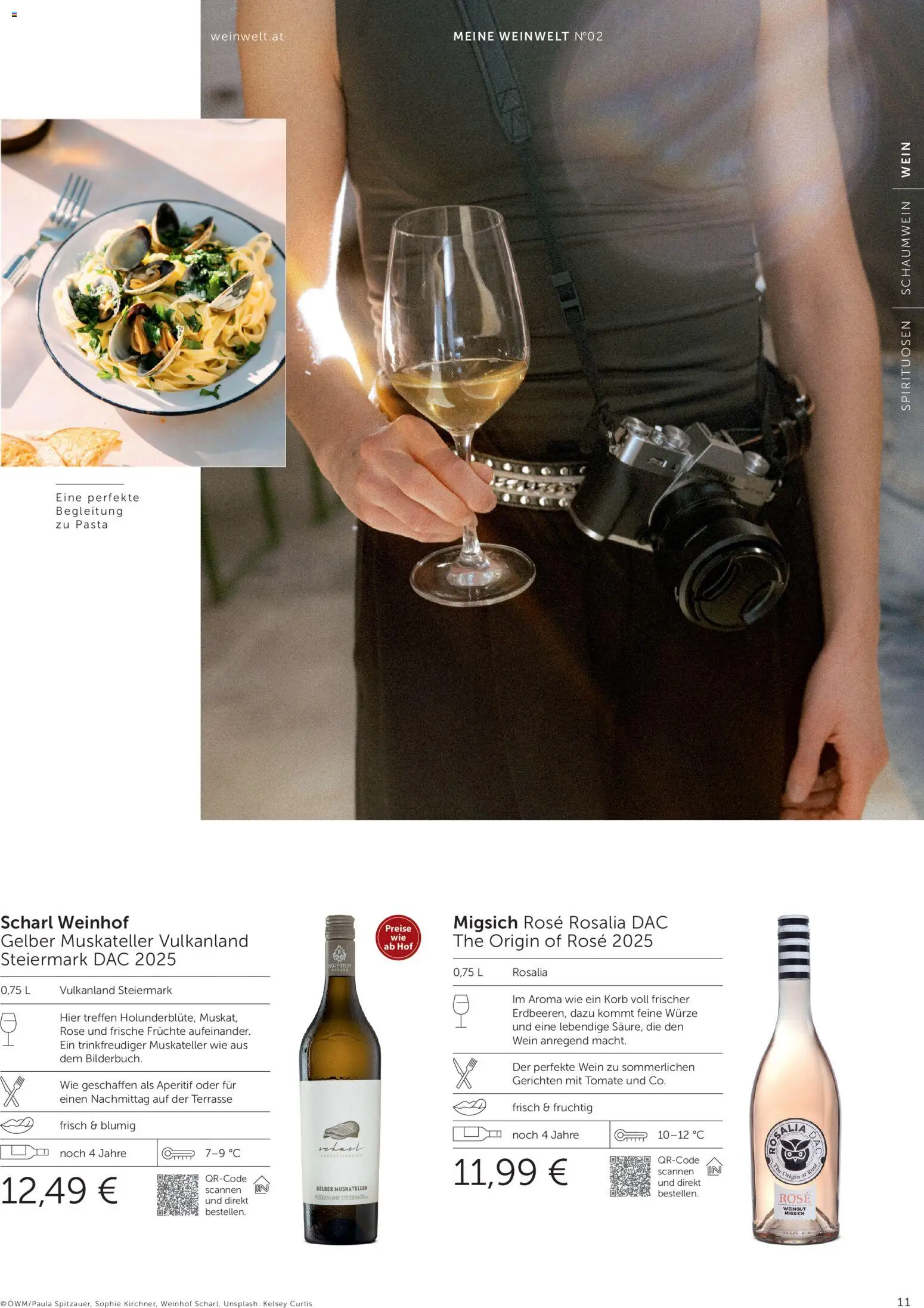 Interspar Meine Weinwelt Sommer 2026 gültig ab 11.06.2026 | Seite: 11 | Produkte: Pasta, Korb, Wein