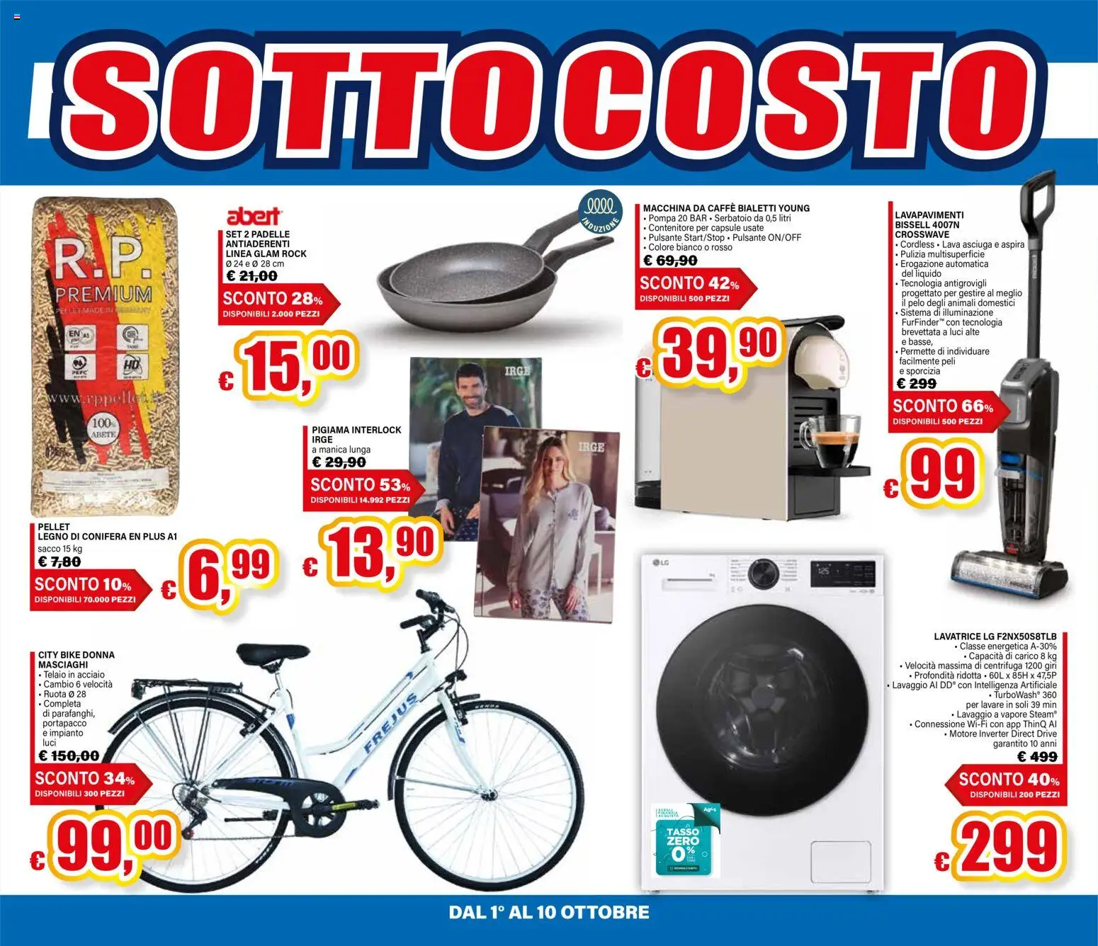 Volantino Il Gigante del 01/10/2026 | Pagina: 6 | Prodotti: Macchina da caffe, Caffè, Pigiama, Illuminazione