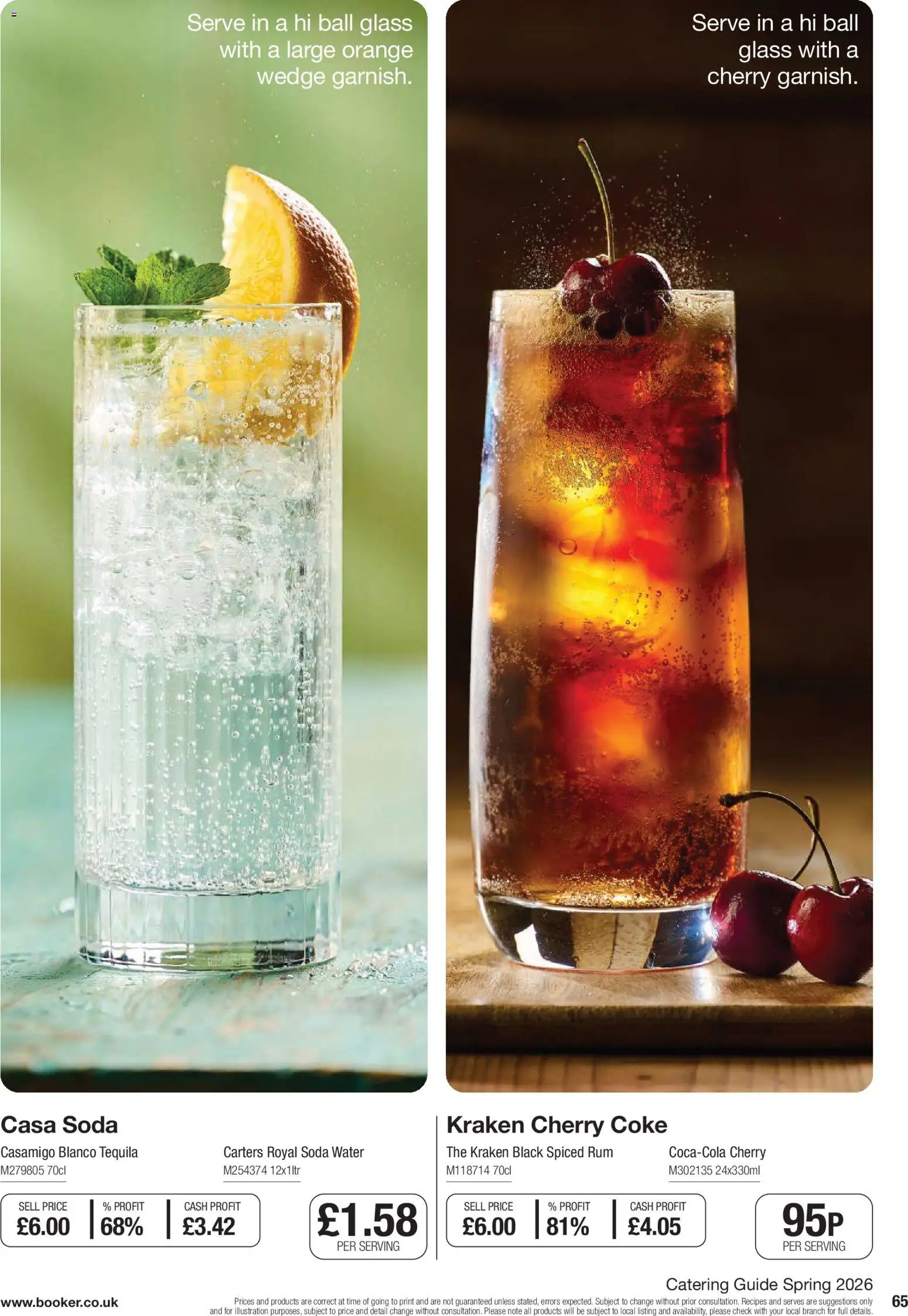 {H1} | Page: 65 | Products: Soda, Orange