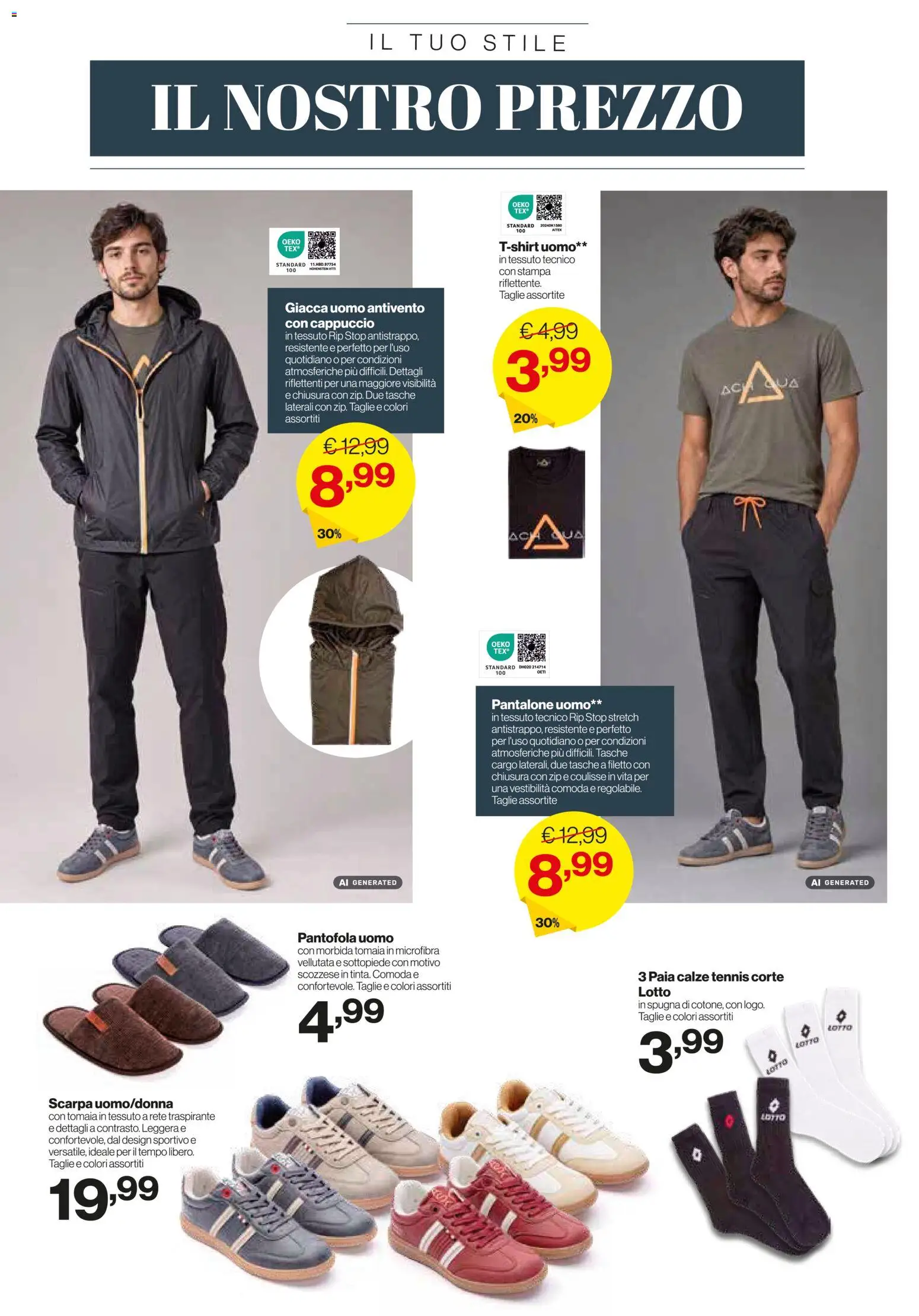 Volantino IN's del 23/09/2026 | Pagina: 22 | Prodotti: Spugna, Giacca, Stampa, Tasche