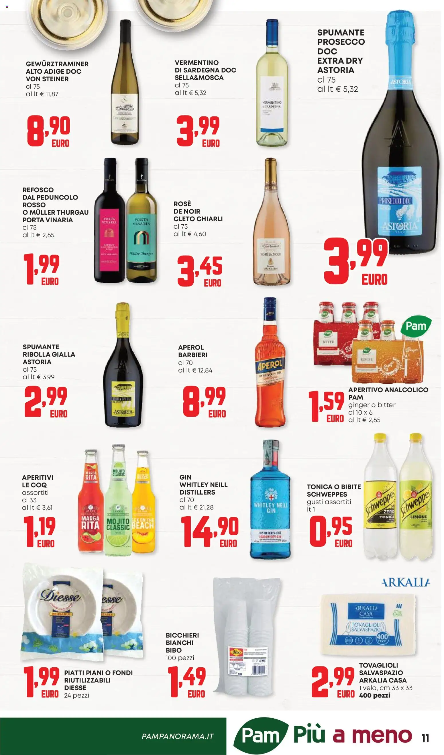 Volantino Panorama del 04.06.2026 | Pagina: 11 | Prodotti: Limone, Spumante, Bibite, Aperitivo