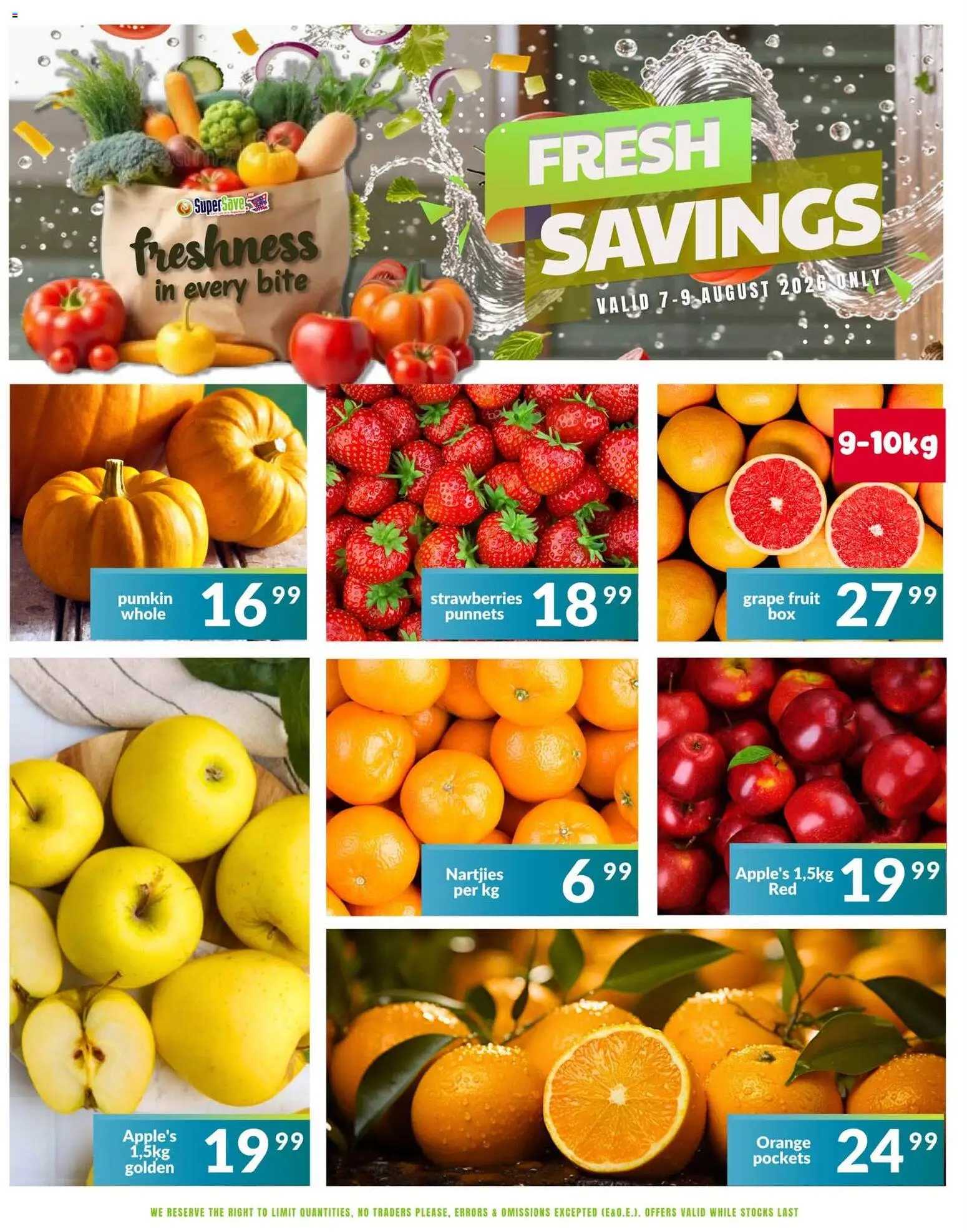 New Super Save catalogue – valid from 07/08/2026 | Page: 4 | Products: Strawberries, Fruit