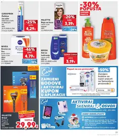 Kaufland HR Split-Ravne njive - amely érvényes a következő dátumtól: 2026.09.09. | Oldal: 29 | Termékek: Gillette, Iphone, Nivea, Gél