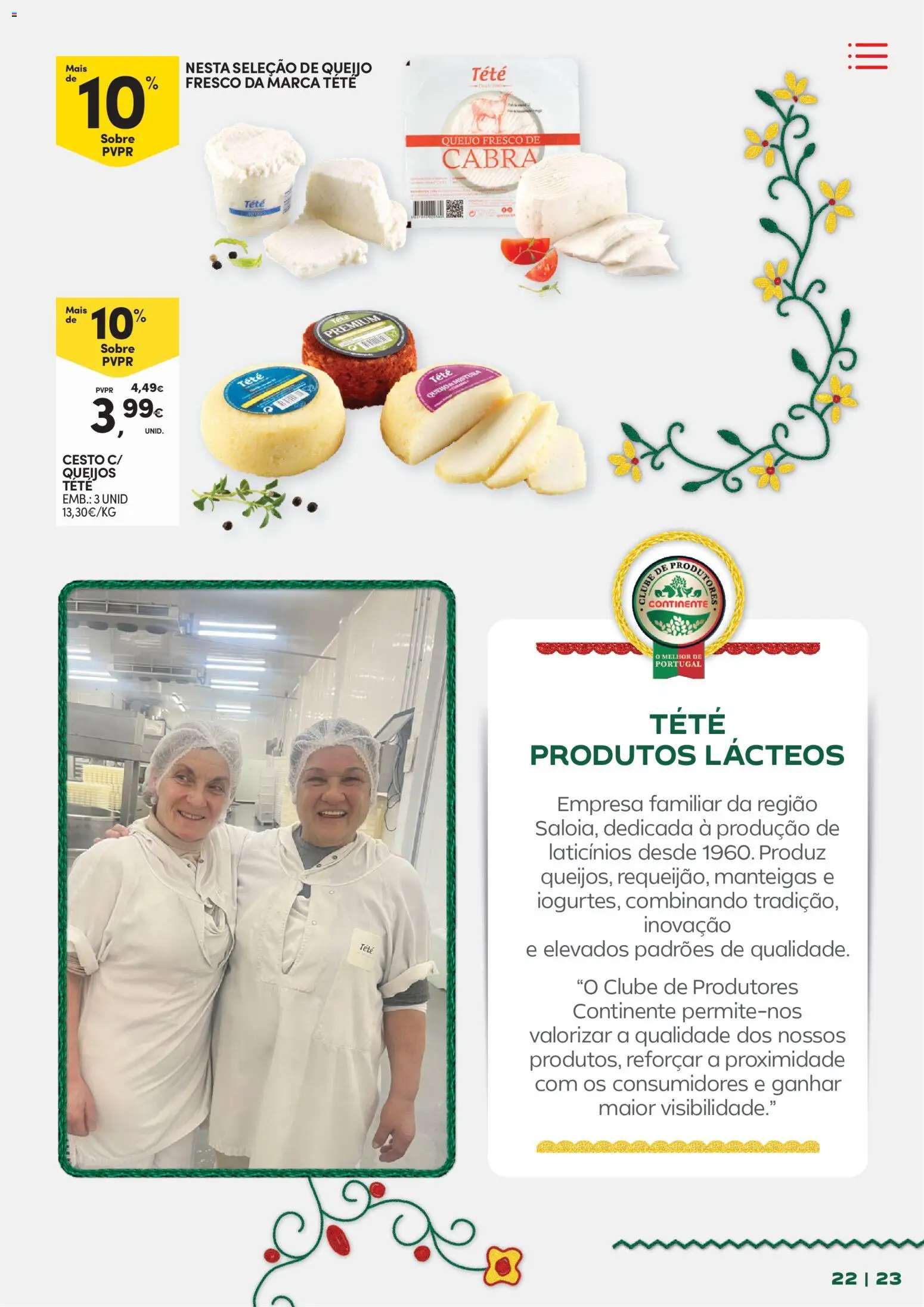 Continente - Frescura de Portugal Direto da origem │ válido de 05.05.2026 | Página: 23 | Produtos: Queijo