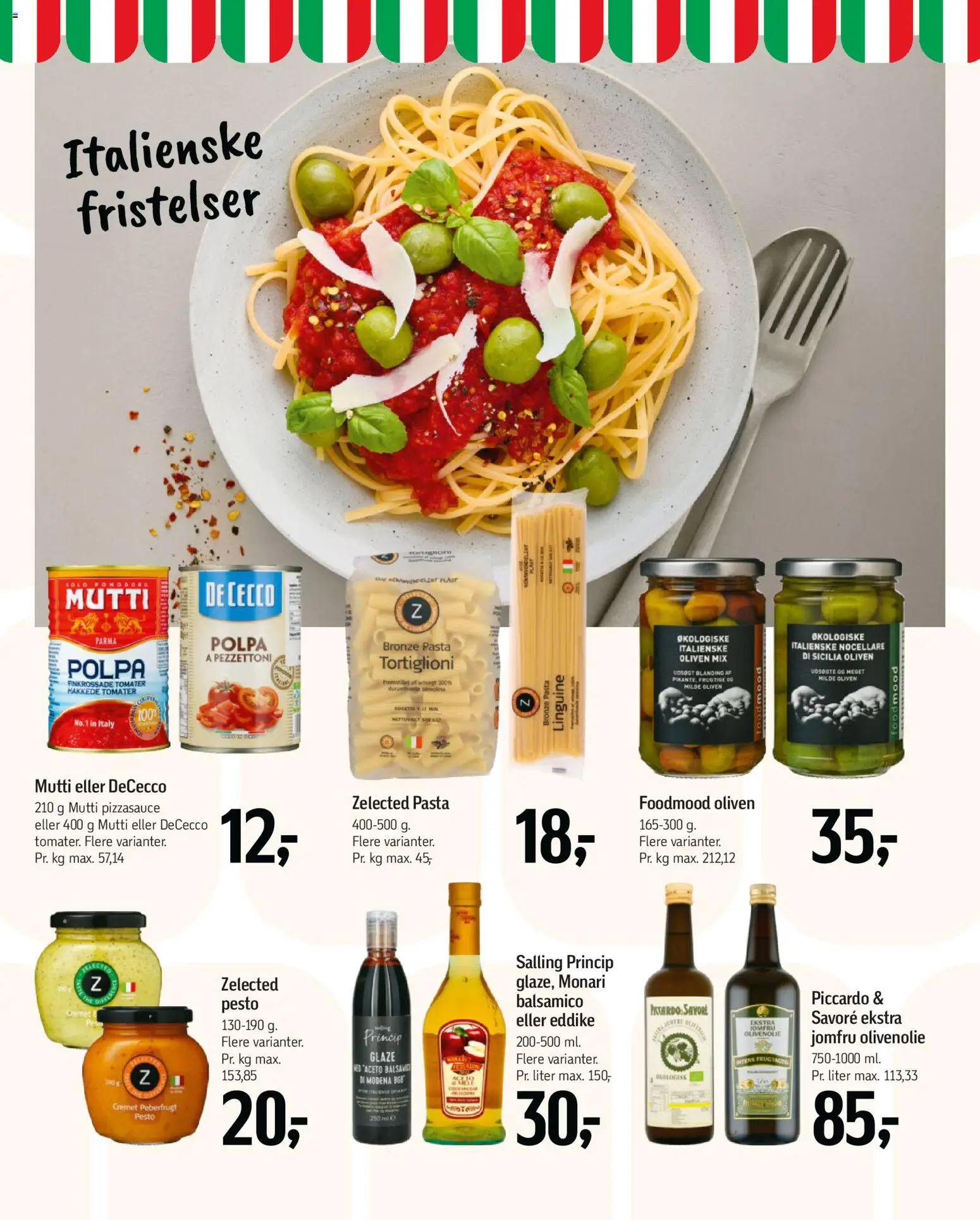 Føtex tilbudsavis – gyldig fra 17.04.2026 | Side: 30 | Produkter: Tomater, Olivenolie, Peberfrugt, Balsamico