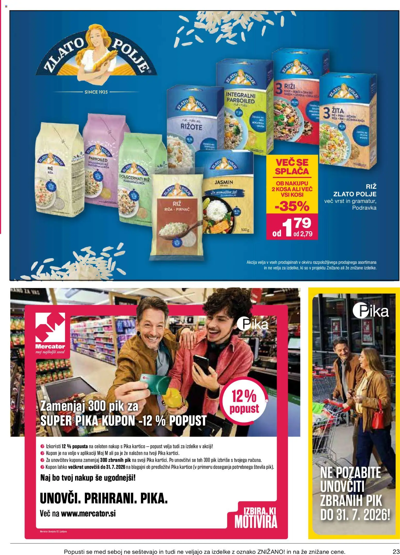 Novi Mercator katalog ponudbe – veljaven od 23.07.2026 | Stran: 23
