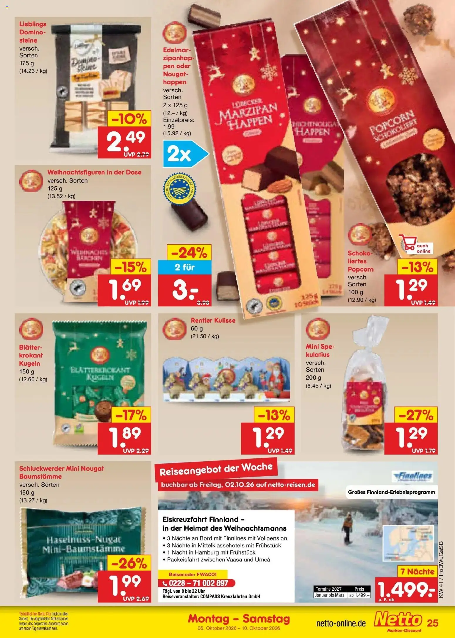 Netto Marken-Discount Prospekt Hannover – gültig ab 05.10.2026 | Seite: 27 | Produkte: Popcorn, Uhr