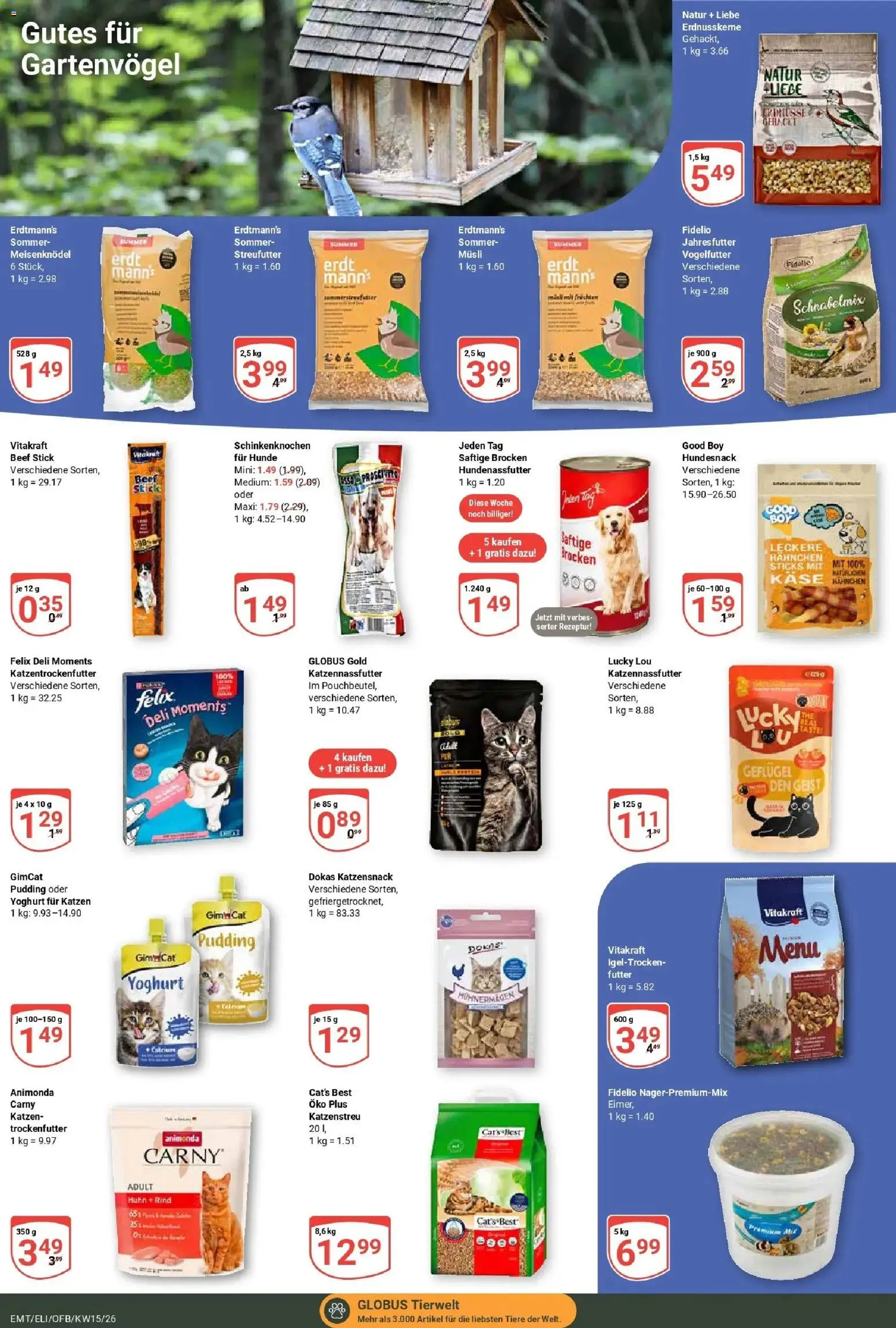 Globus prospekt Erfurt-Linderbach	 – gültig ab 07.04.2026 | Seite: 19 | Produkte: Musli, Hahnchen, Käse, Pudding