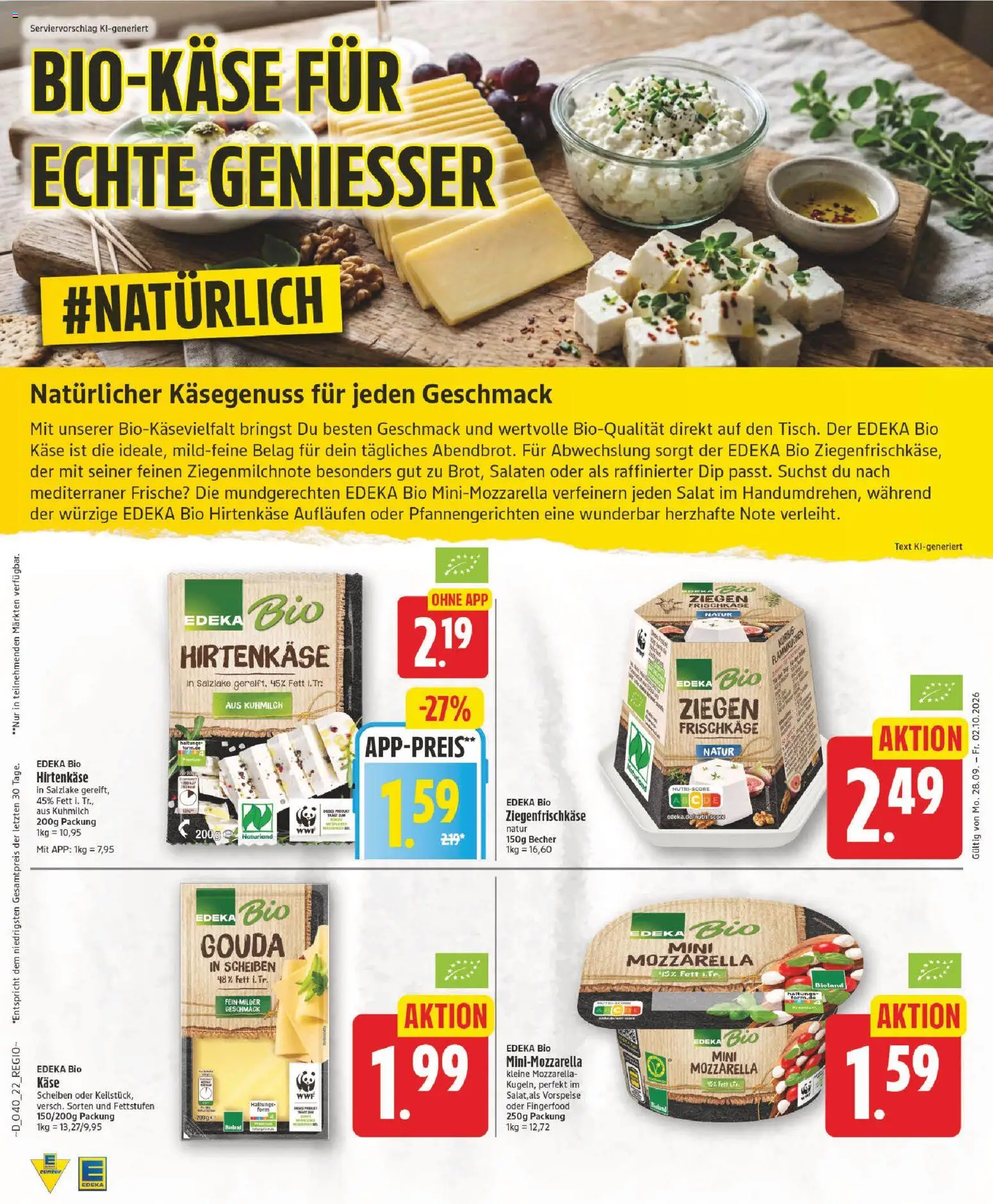 Edeka Prospekt – gültig ab 28.09.2026 | Seite: 22