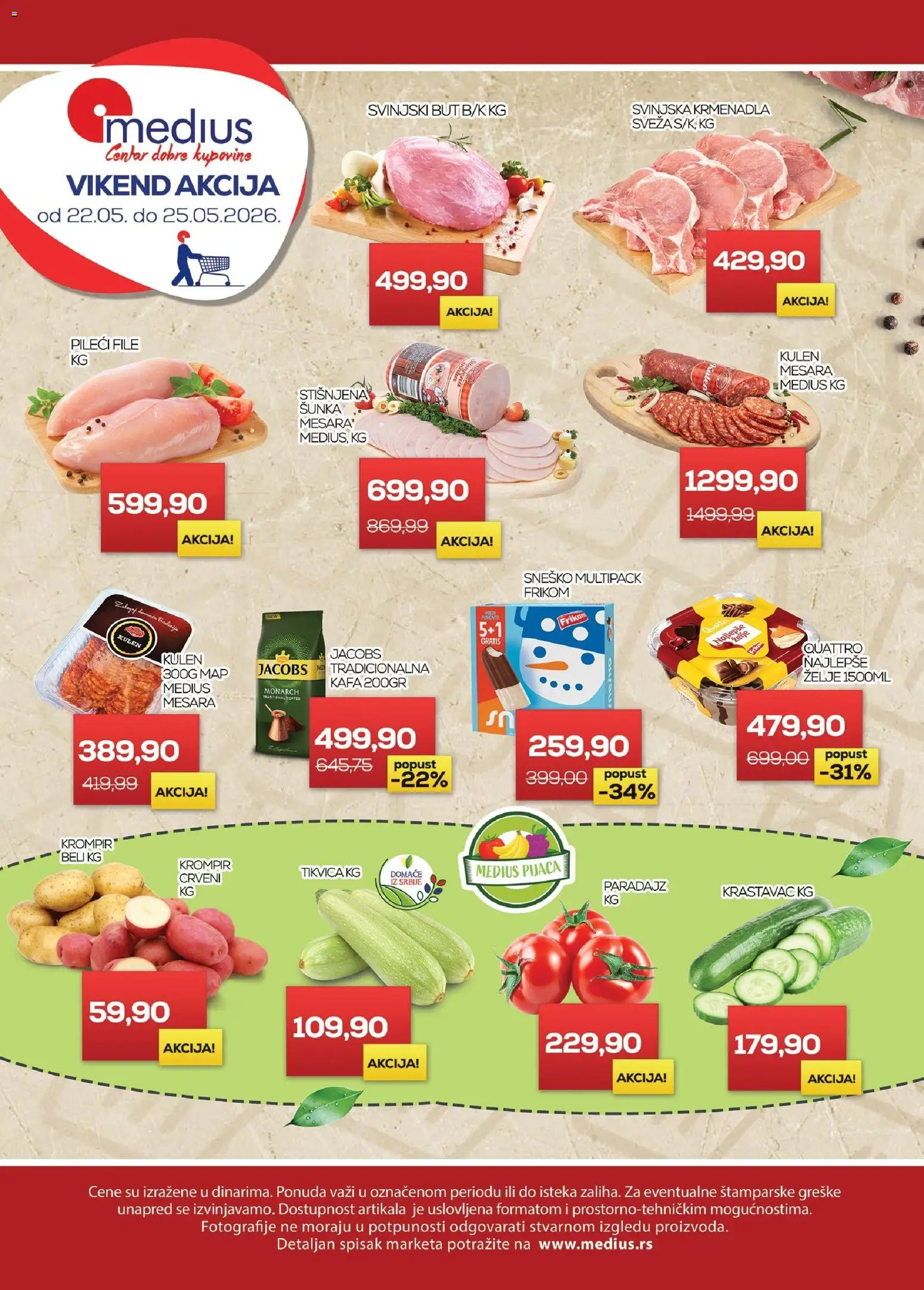 Medius katalog - važi od 22.05.2026 | Strana: 1 | Proizvode: Svinjska krmenadla, Krmenadla, Tikvica, Paradajz