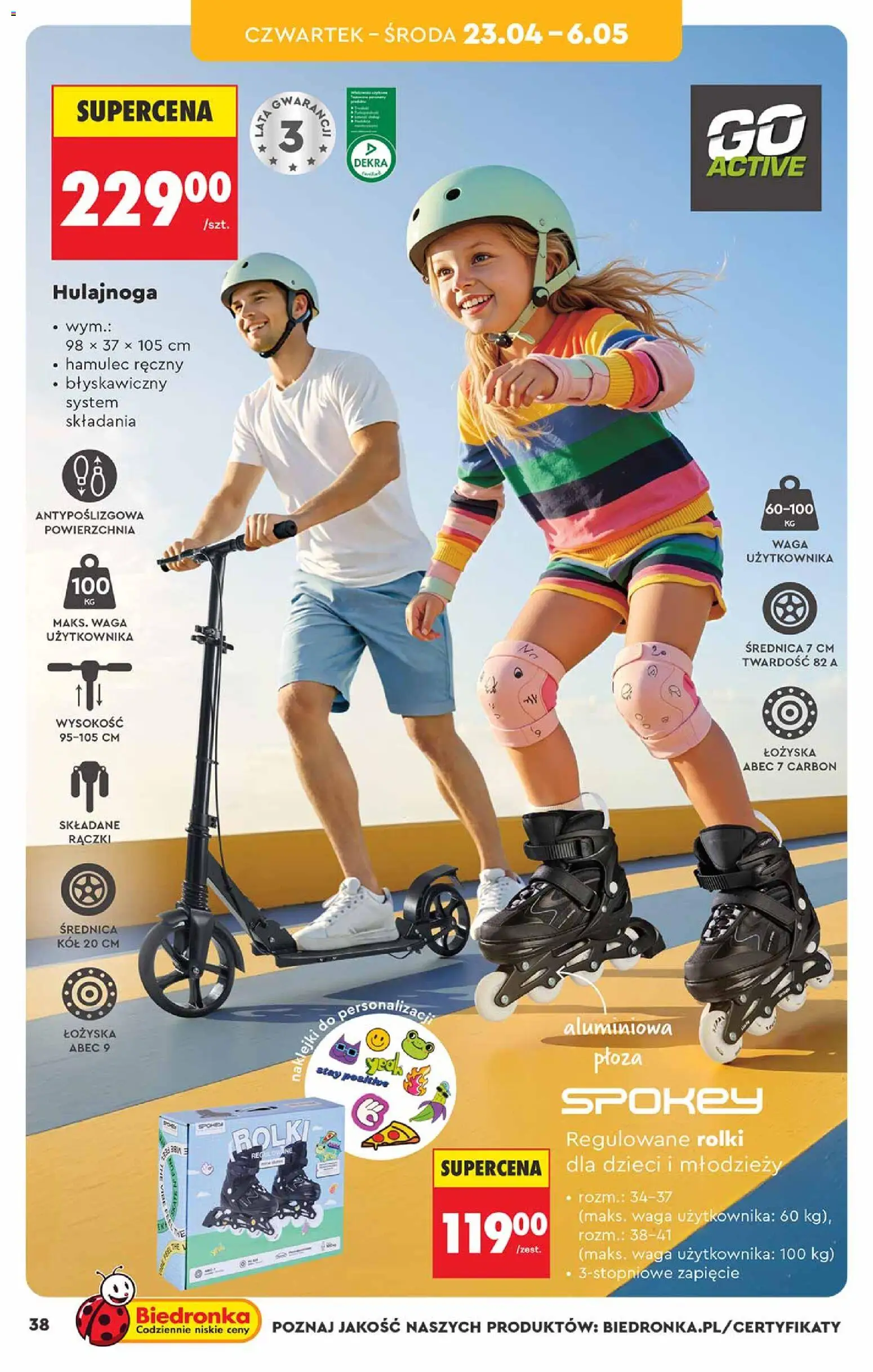 Biedronka Polsko leták - Hity i inspiracje od 20.04.2026 | Strana: 38