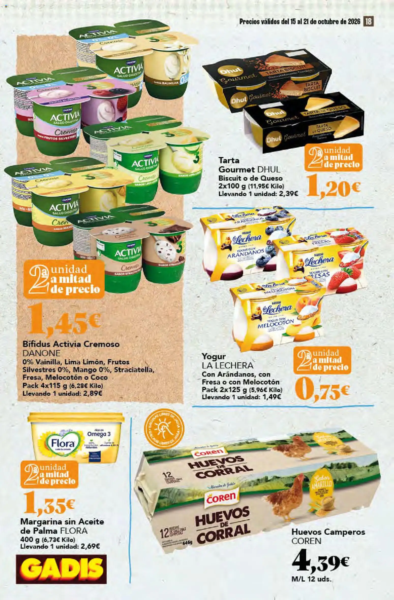 Gadis - folleto │ válido desde el 15/10/2026 | Página: 18 | Productos: Omega, Queso, Huevos, Arándanos