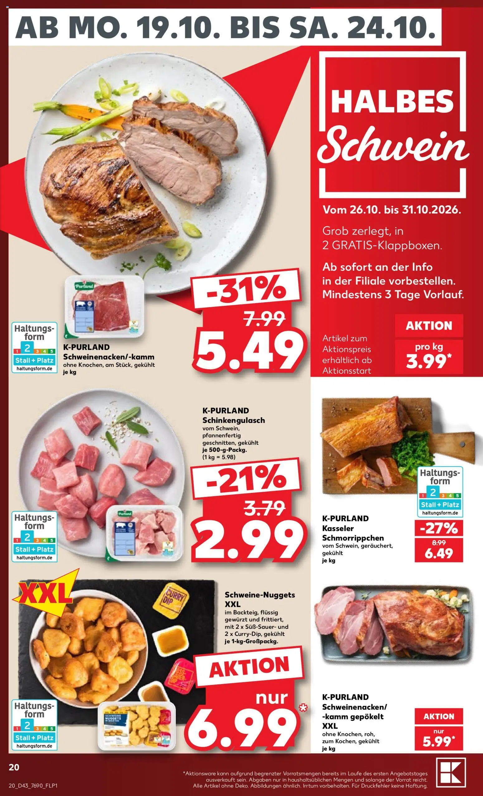 Kaufland Německo leták od 17.10.2026 | Strana: 20