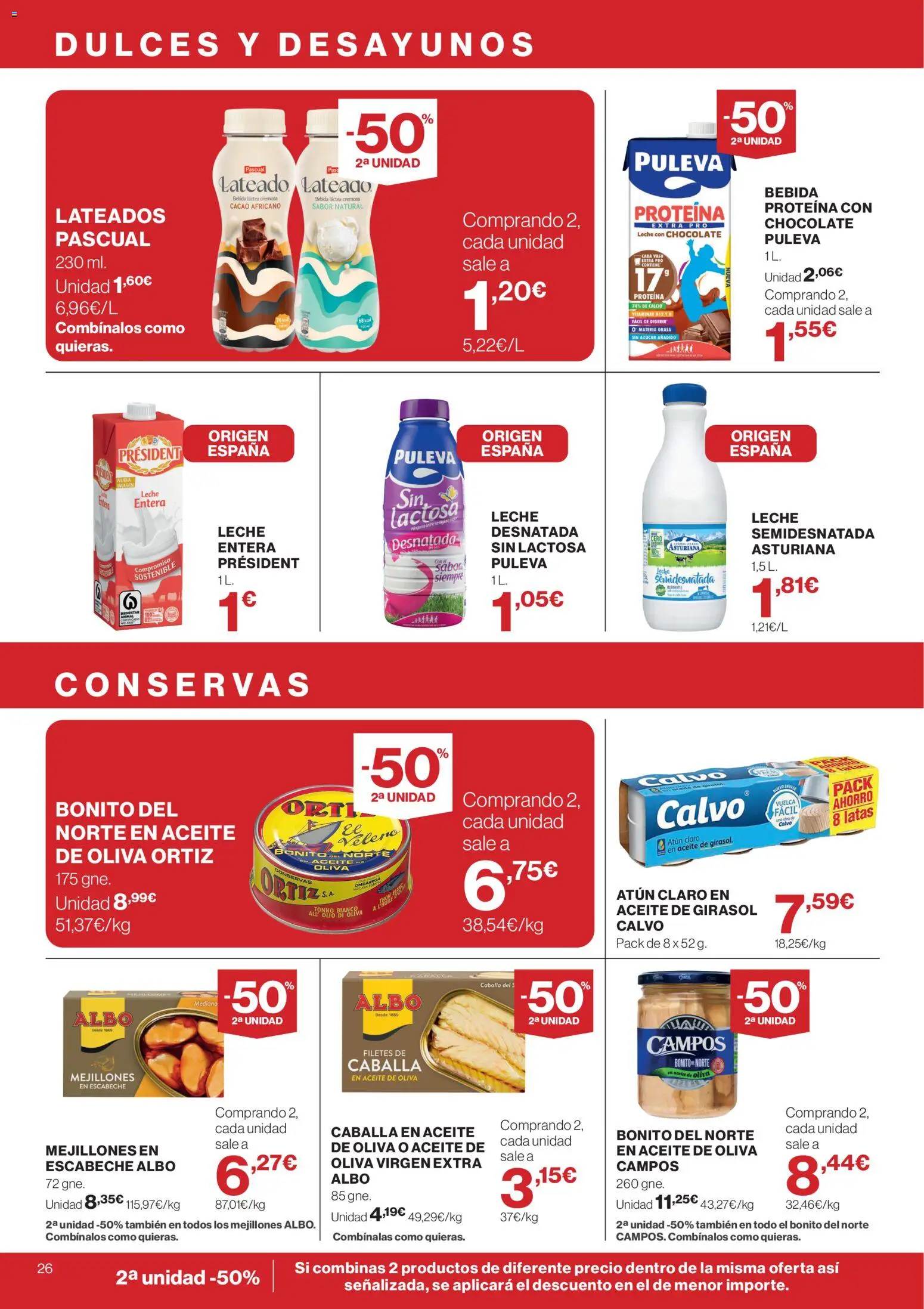 Supercor Canarias │ válido desde el 21.05.2026 | Página: 26 | Productos: Aceite, Aceite de oliva, Σταθμός εργασίας, Atún claro
