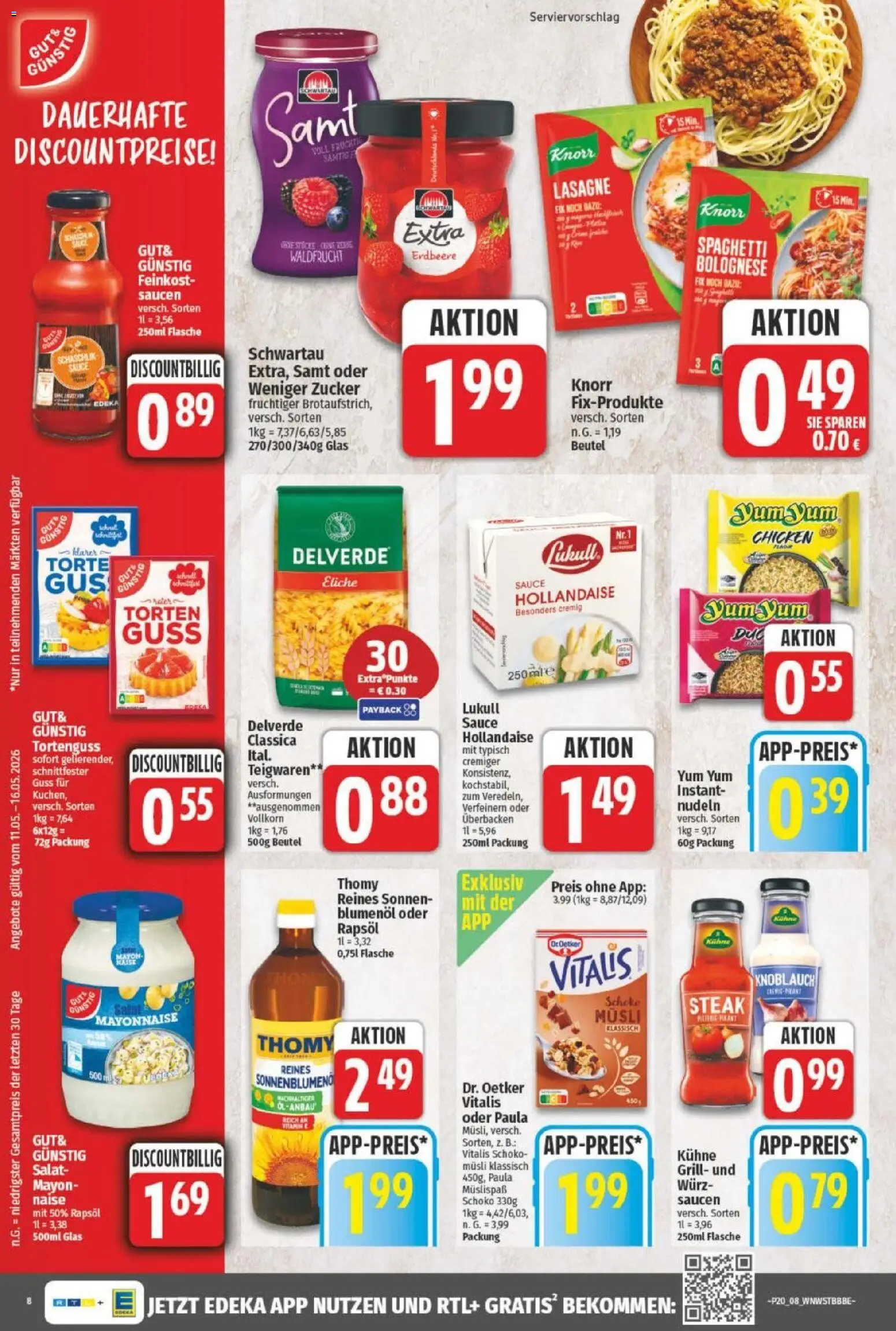 NP Discount Prospekt – gültig ab 11.05.2026 | Seite: 10 | Produkte: Grill, Zucker, Nudeln, Steak
