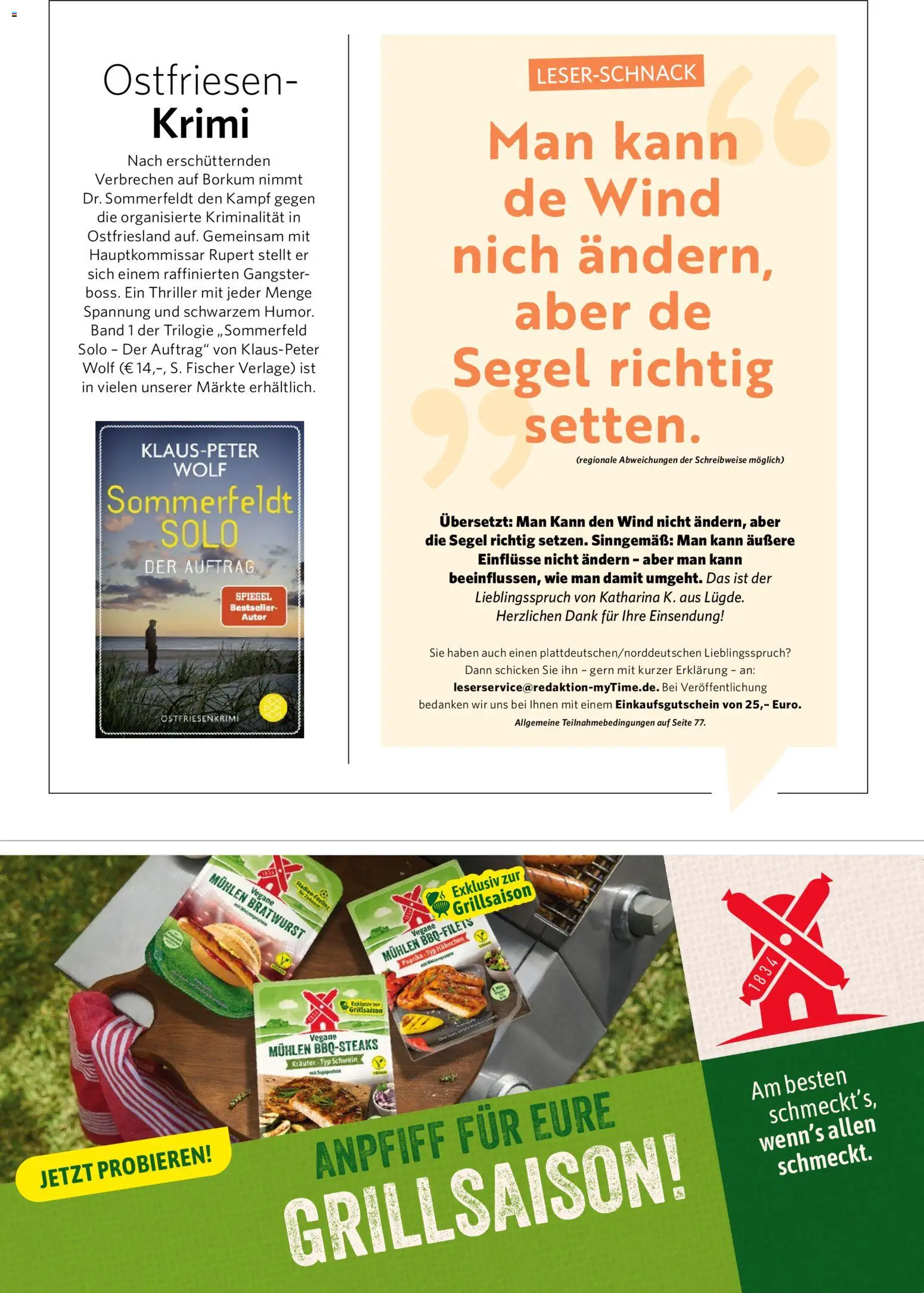 Combi myTime Juni 2026 – gültig ab 01.06.2026 | Seite: 10 | Produkte: Hahnchen, Spiegel, Bratwurst, Paprika