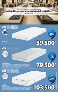 DREAMZONE, DRIVA rugós matrac, 27 cm vastag rugós matrac 505 db/m² multitáskarugóval és 7 komfortzónával. A matrac egyik oldalán jól szellőző latex és poliéter habszivaccsal, a másik oldalán hideghab szivaccsal párnázott. Steppelt, mosható sztreccs huzattal. 80x200 cm - amely érvényes a következő dátumtól: 2026.09.30. | Oldal: 7