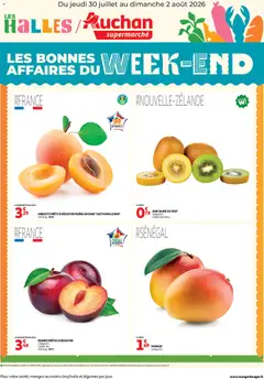 Auchan Les bons plans du week end dans votre super ! - Voorbeeld van een folder van Auchan, geldig van 30/07/2026