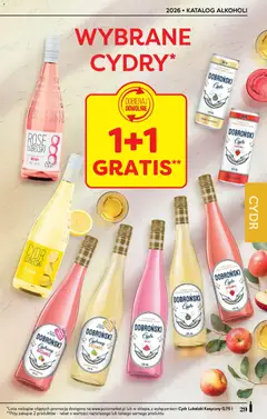 Pogląd oferty "POLOmarket katalog - Alkoholi" - ważna od 24.09.2026 | Strona: 29 | Produkty: Arbuz, Malina, Cydr, Cydr Lubelski