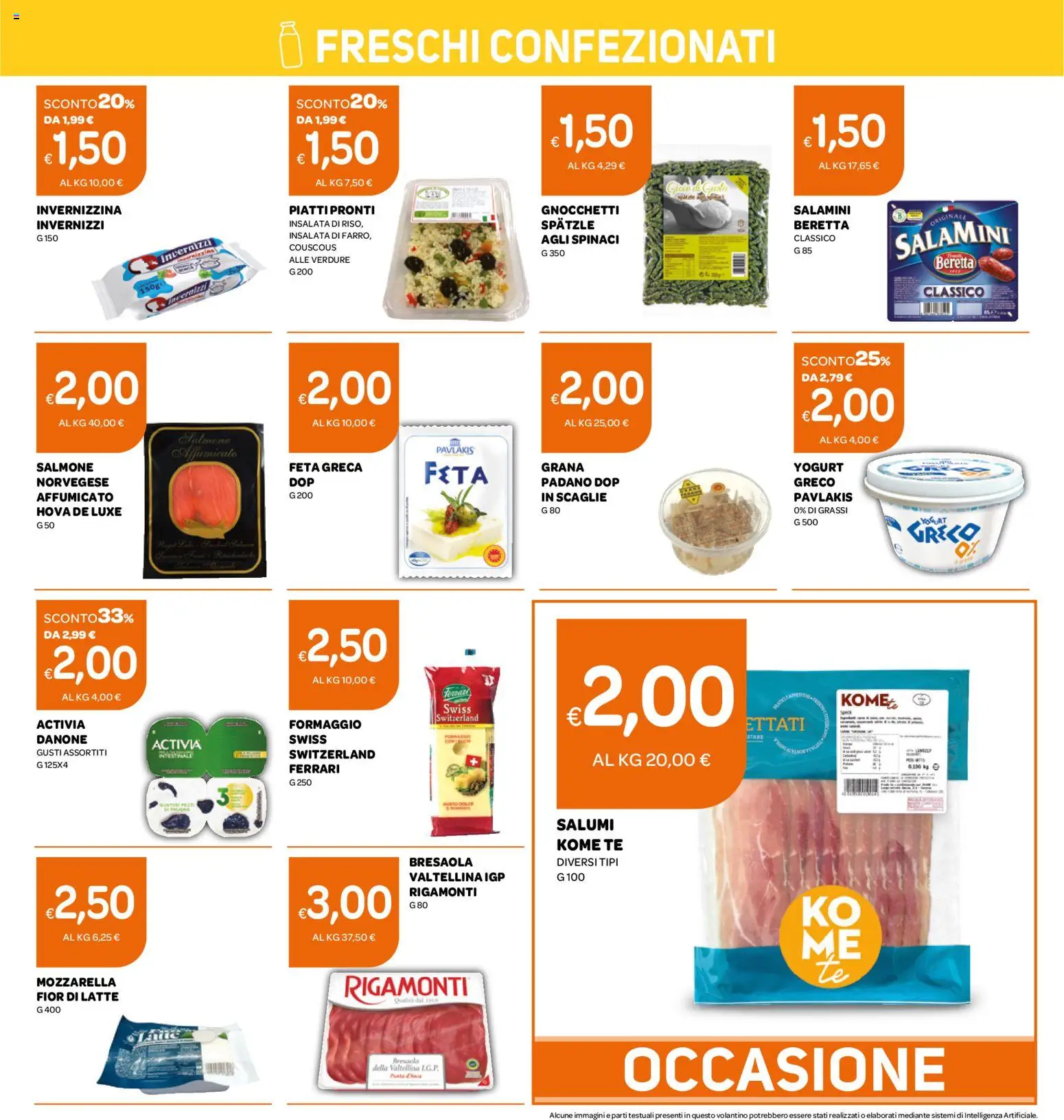 Volantino Ekom del 25/08/2026 | Pagina: 7 | Prodotti: Tè, Bresaola, Verdure, Gnocchetti
