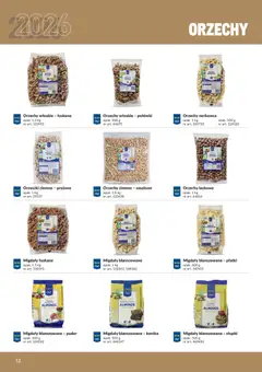 Pogląd oferty "Makro gazetka - Produktów marek własnych dla profesjonalnej Gastronomii" - ważna od 01.03.2026 | Strona: 12 | Produkty: Orzechy włoskie, Puder, Orzeszki ziemne, Płatki