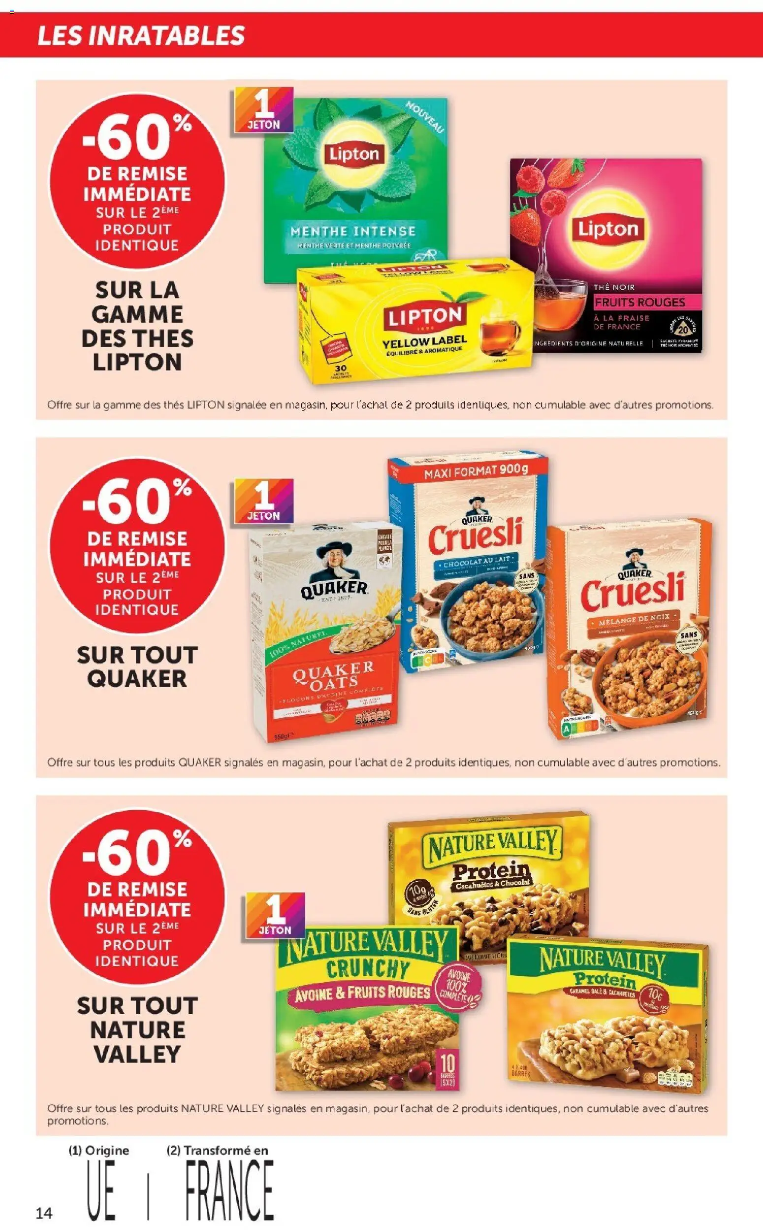 {H1} | Page: 14 | Produits: Mélange De Noix, Gril, Fruits, Chocolat au lait