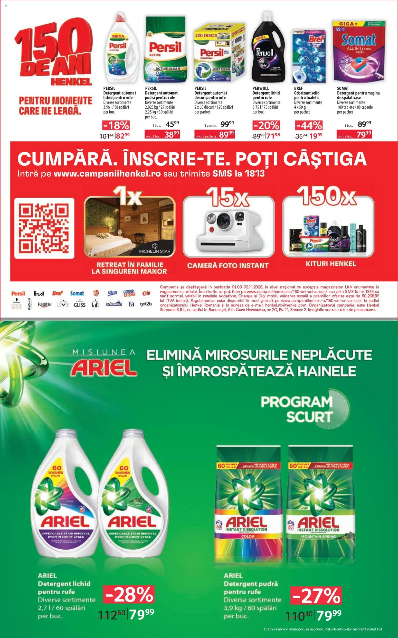 Noul catalog Selgros – valabil de la 02.10.2026 | Pagină: 32 | Produse: Solid, Clean, Cameră, Detergent