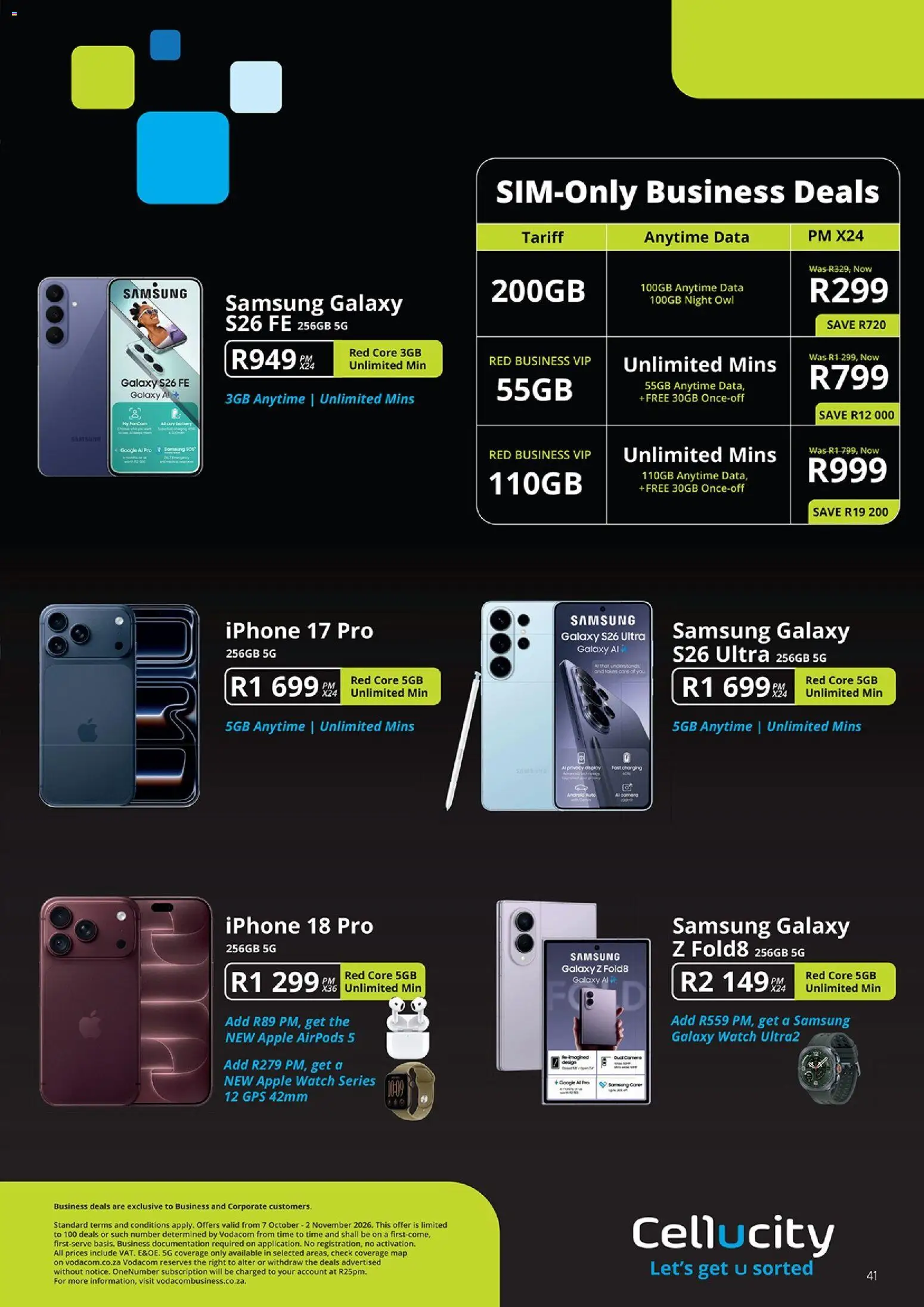 New Cellucity catalogue – valid from 07/10/2026 | Page: 41 | Products: Data, Watch