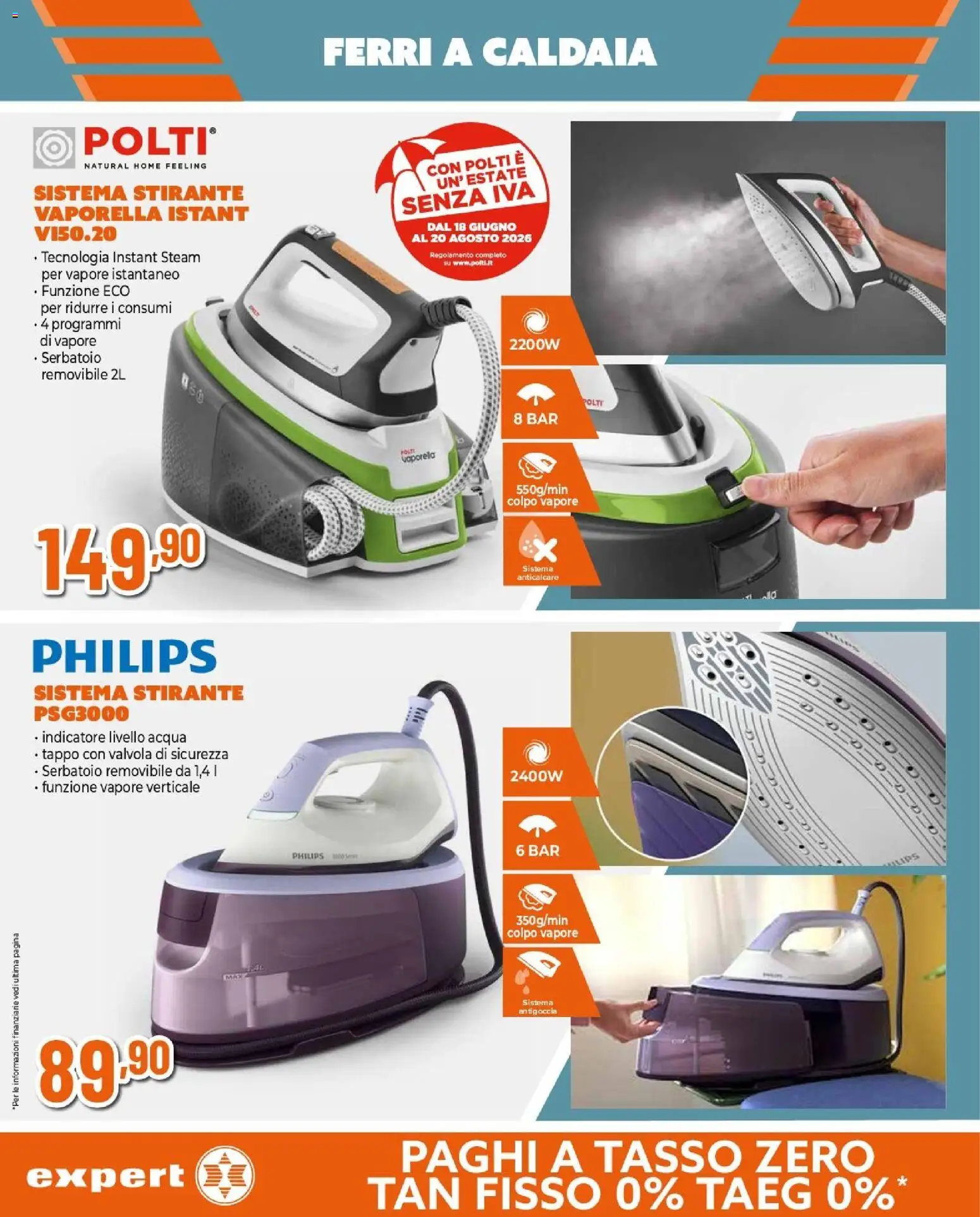 Volantino Expert del 02/07/2026 | Pagina: 5 | Prodotti: Caldaia, Anticalcare, Acqua