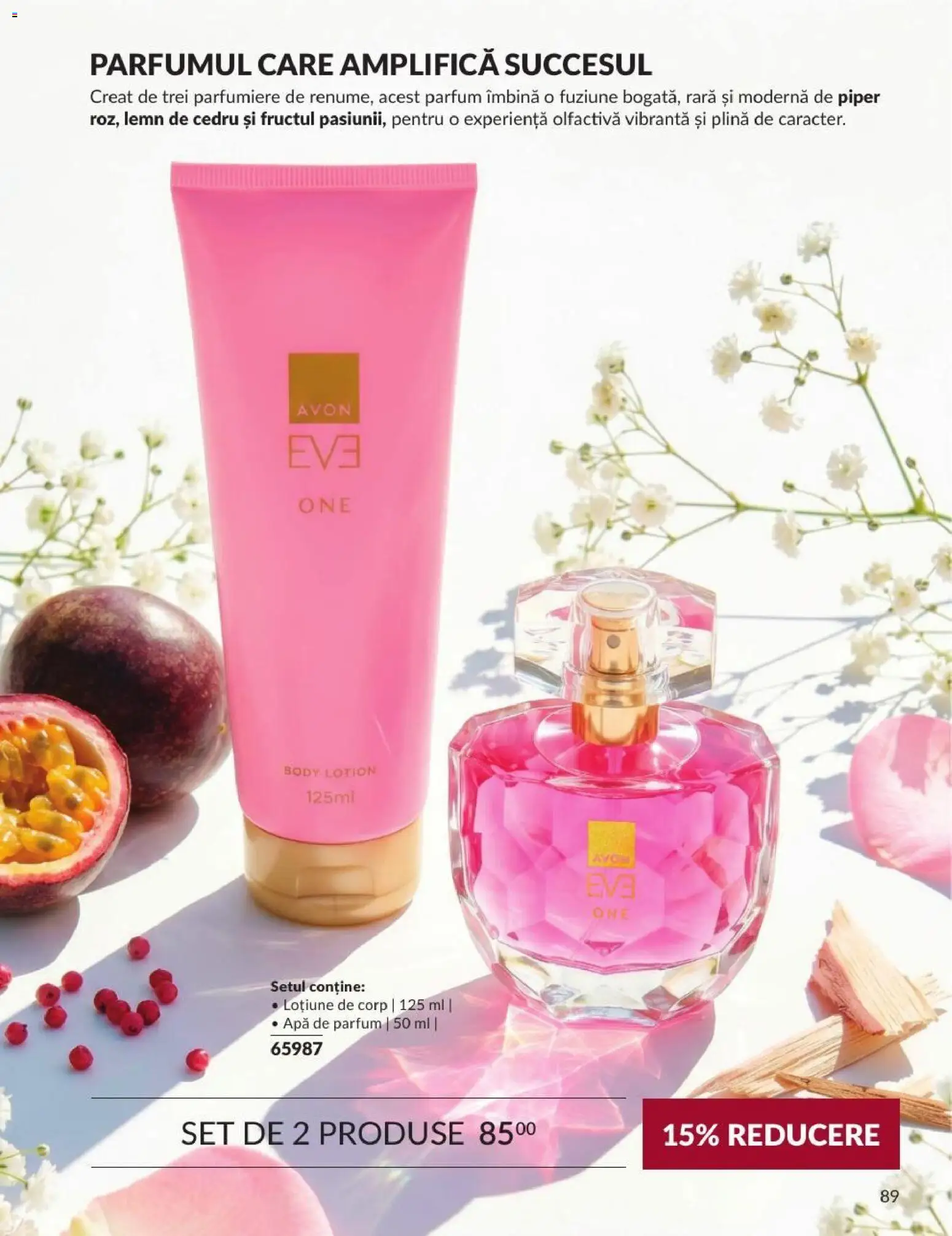 Noul catalog Avon – valabil de la 01.09.2026 | Pagină: 89 | Produse: Apă de parfum, Body, Parfum, Apă