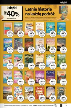 Pogląd oferty "Empik promocje" - ważna od 15.07.2026 | Strona: 15 | Produkty: Biblioteka, Książki