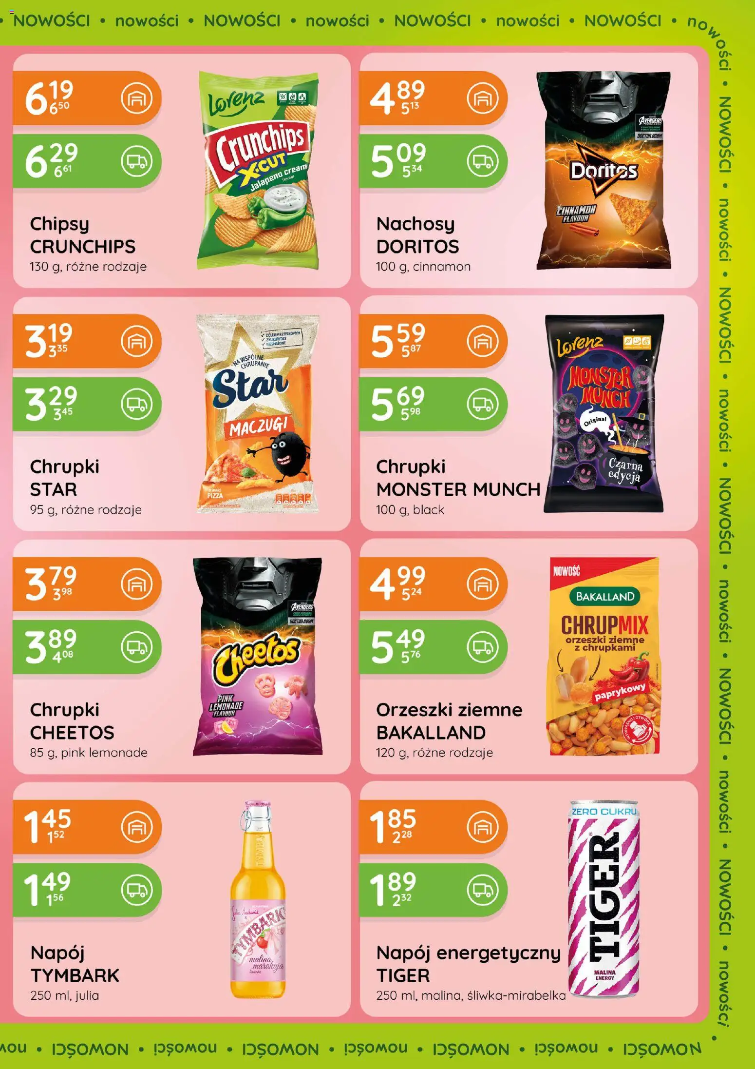 Eurocash gazetka od 15.10.2026 | Strona: 17 | Produkty: Malina, Tymbark, Doritos, Orzeszki