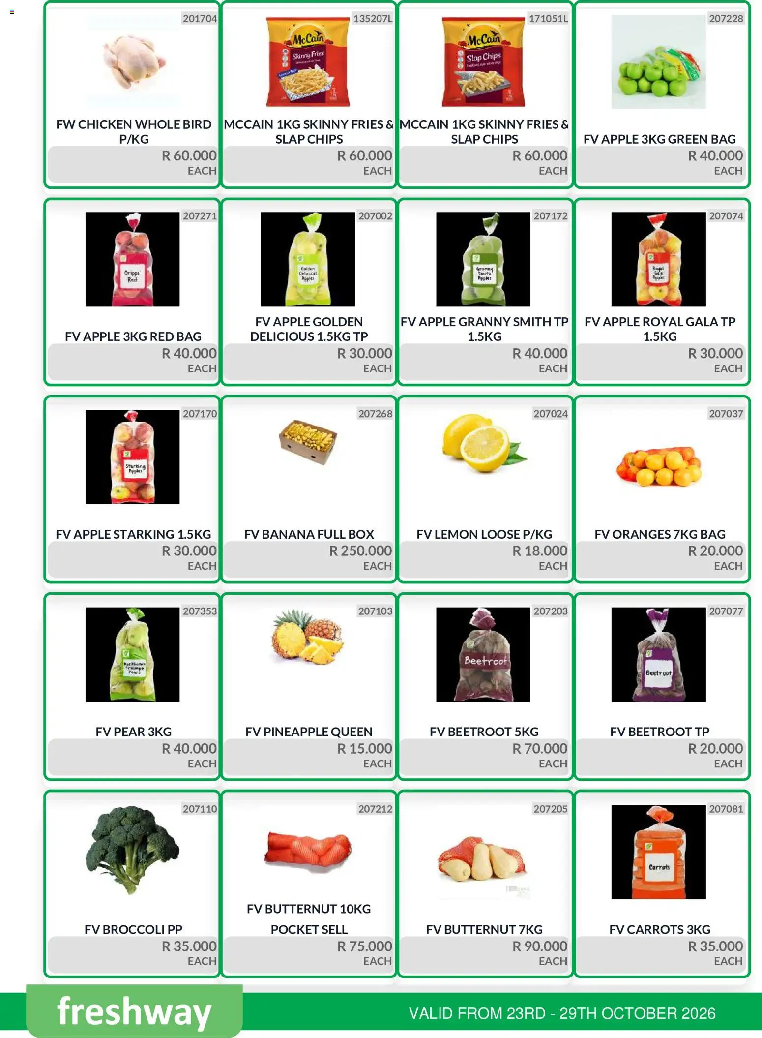 New KIT KAT Cash & Carry catalogue – valid from 23/10/2026 | Page: 11 | Products: Box, Chicken, Pineapple, Lemon