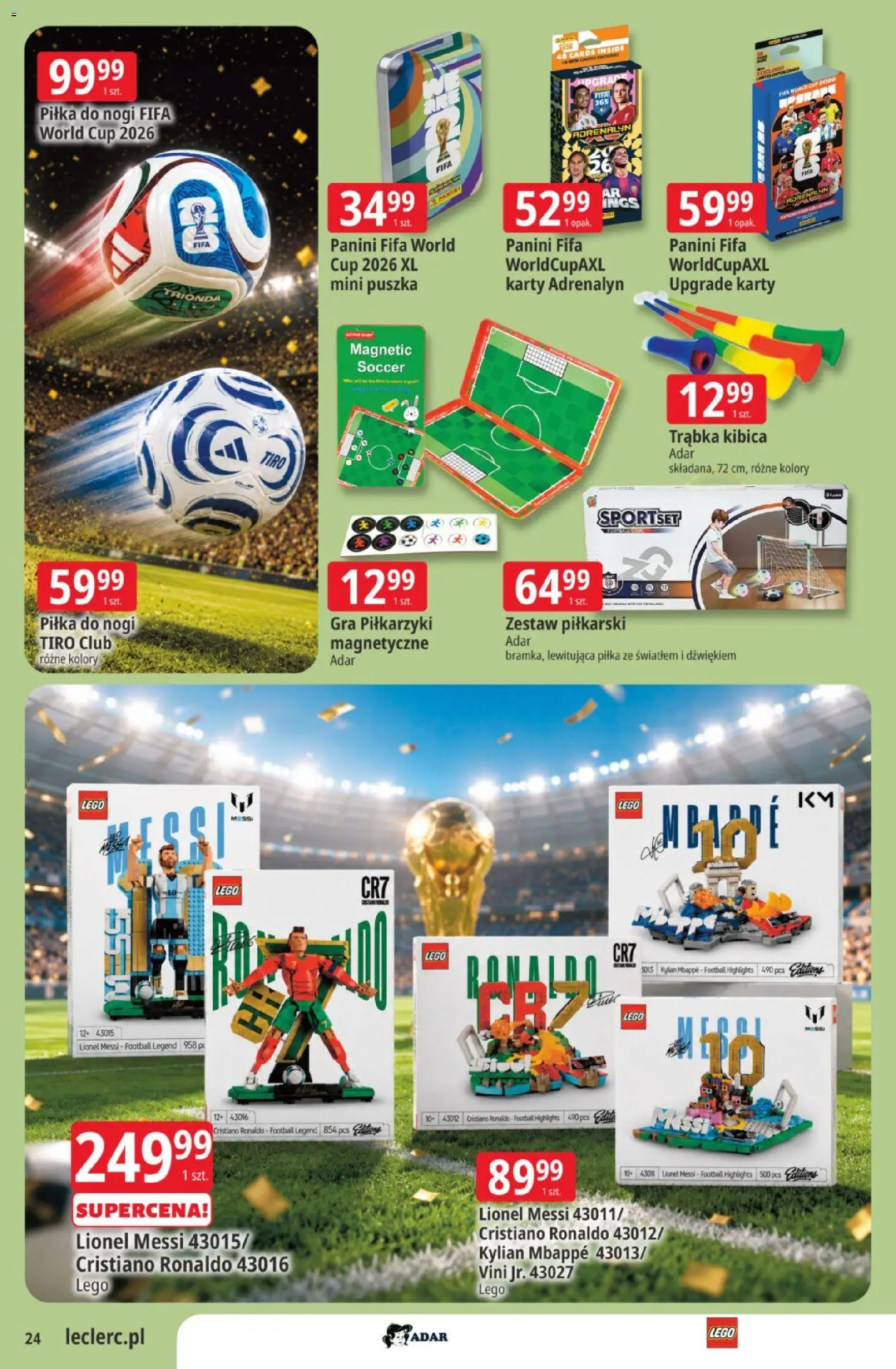 E.Leclerc gazetka od 02.06.2026 | Strona: 24 | Produkty: Magnetic, Gra, Panini, Lego